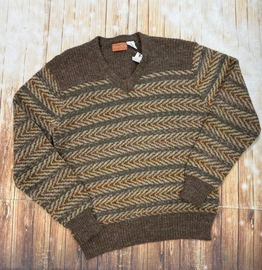 perry alan brown Vintage  mens Sweaters, l