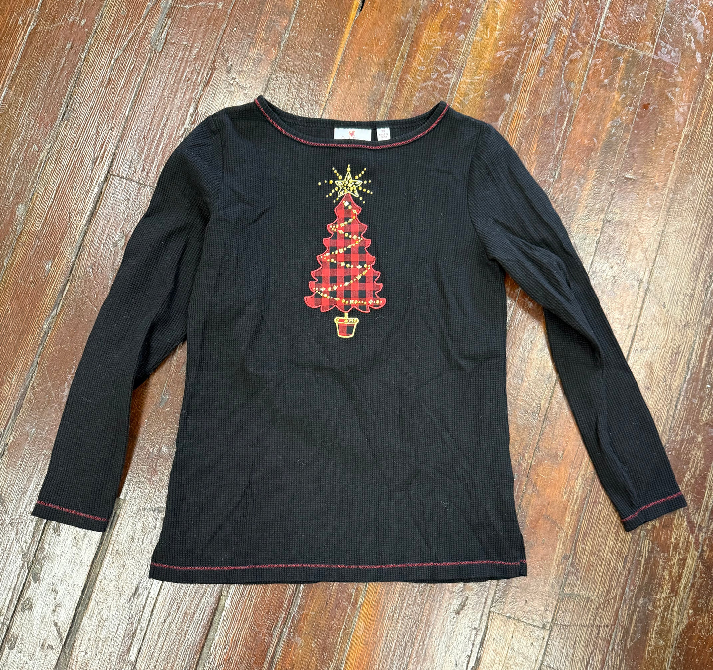 Quacker Factory Black Tops, XS