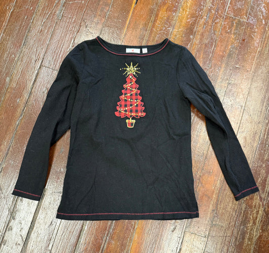 Quacker Factory Black Tops, XS