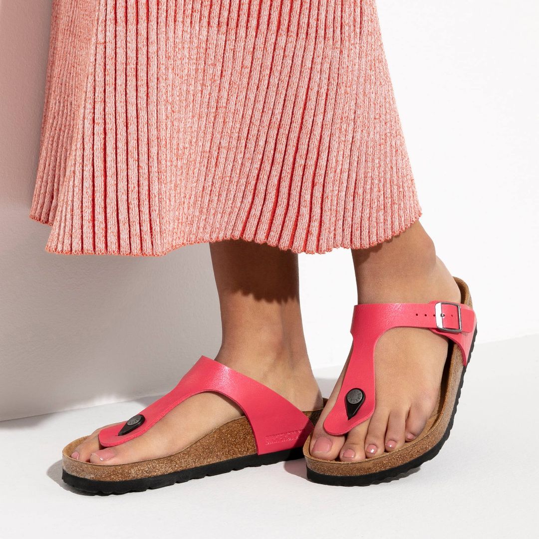 Birkenstock Pink/Brown Sandals, 6.5