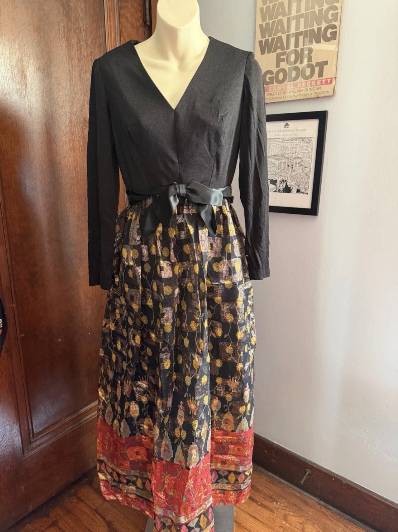 black Vintage dress, small