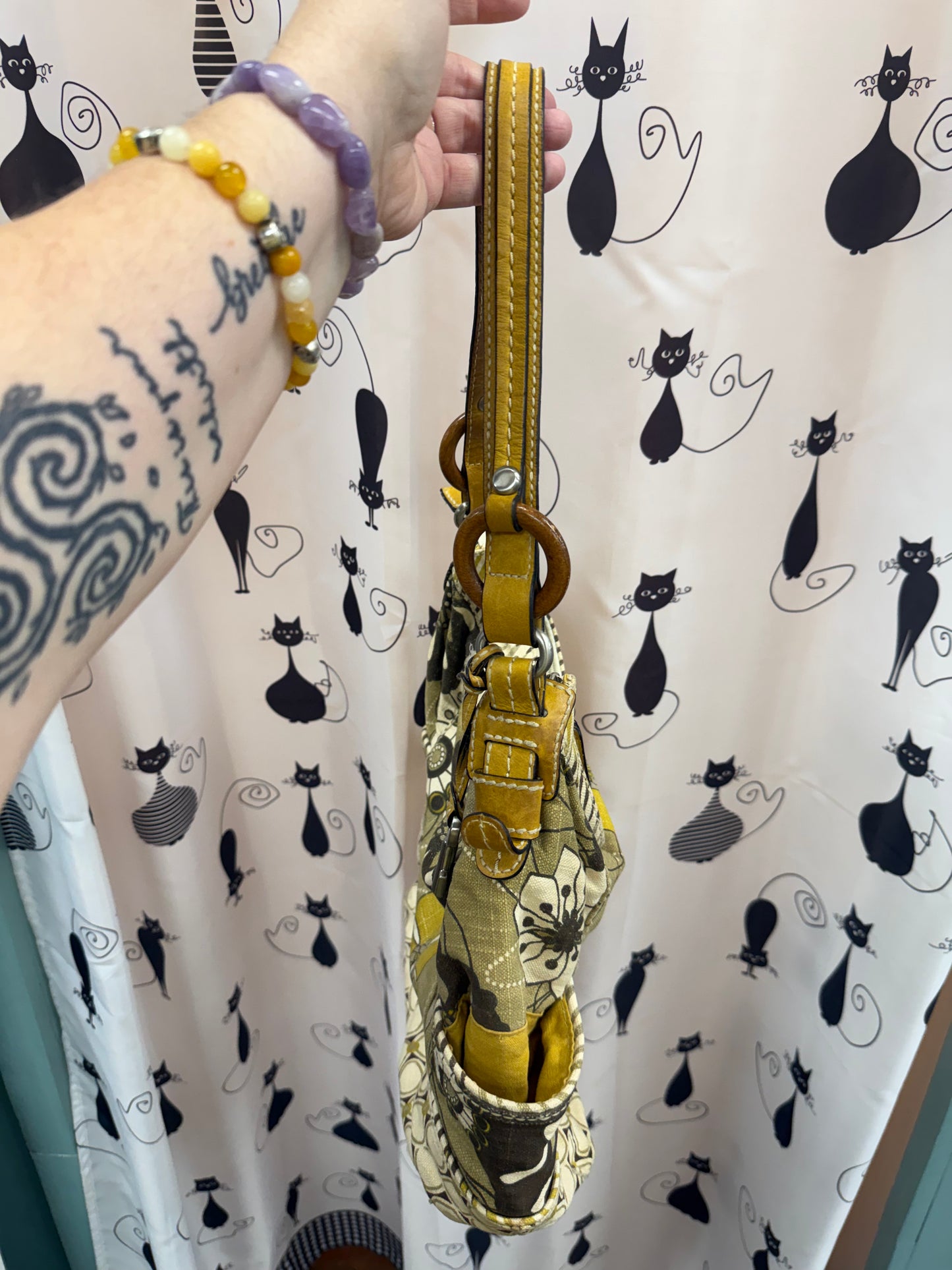Fossil Yellow Purses, Handbag