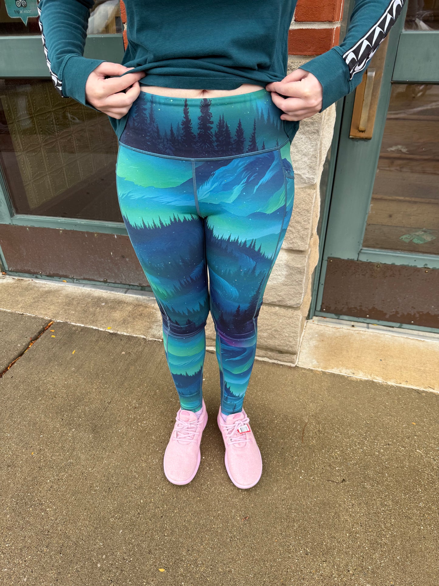 Constantly Varied Gear Green leggings, M