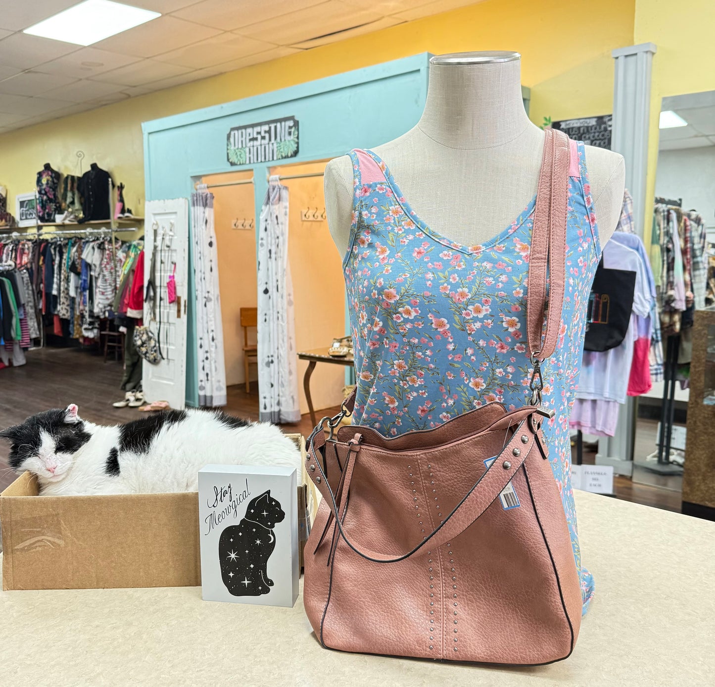 Michelle Mae Blue/ Pink Tank Tops, Small