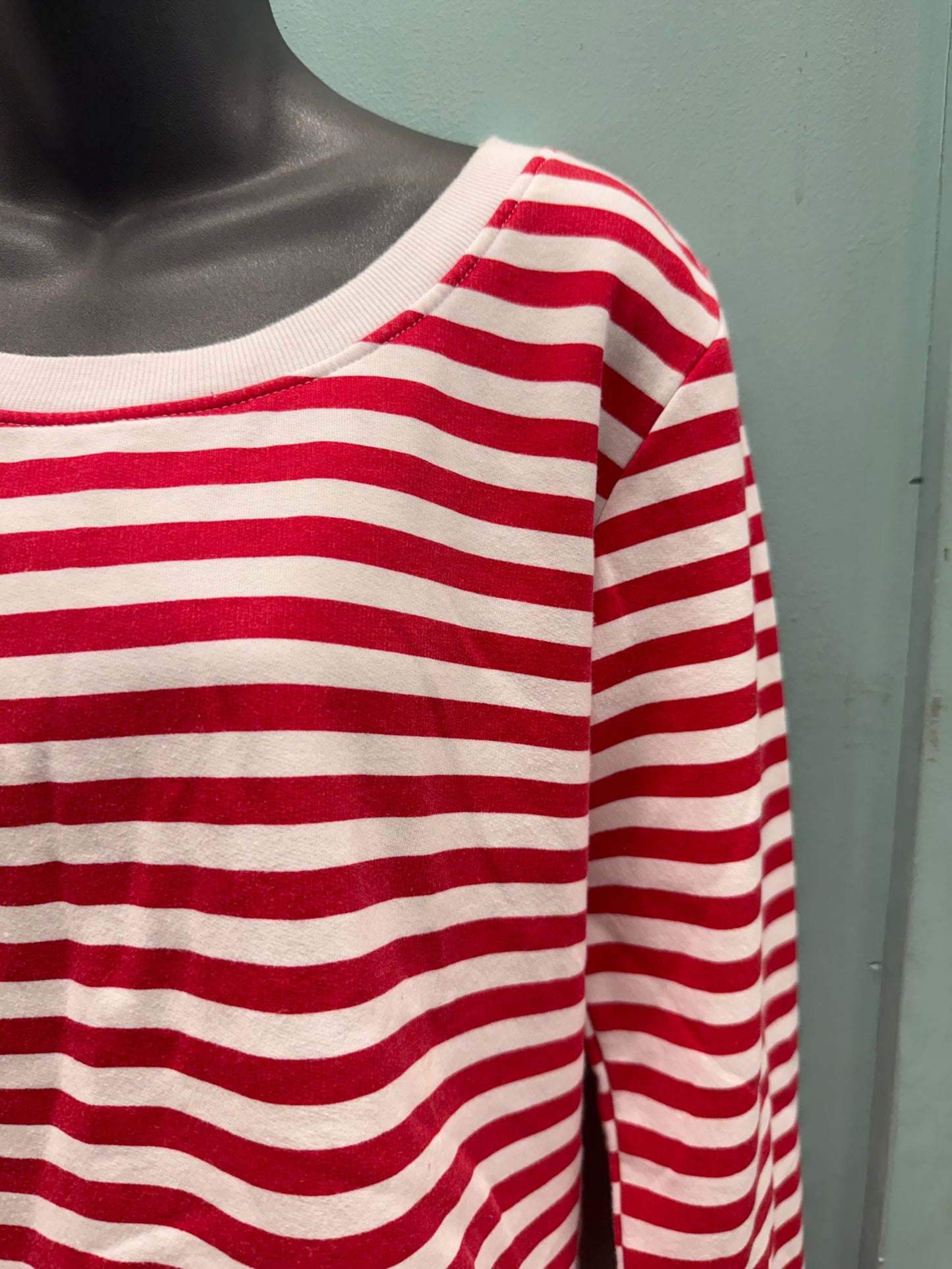 LA Kitty Red Stripe Tops, M