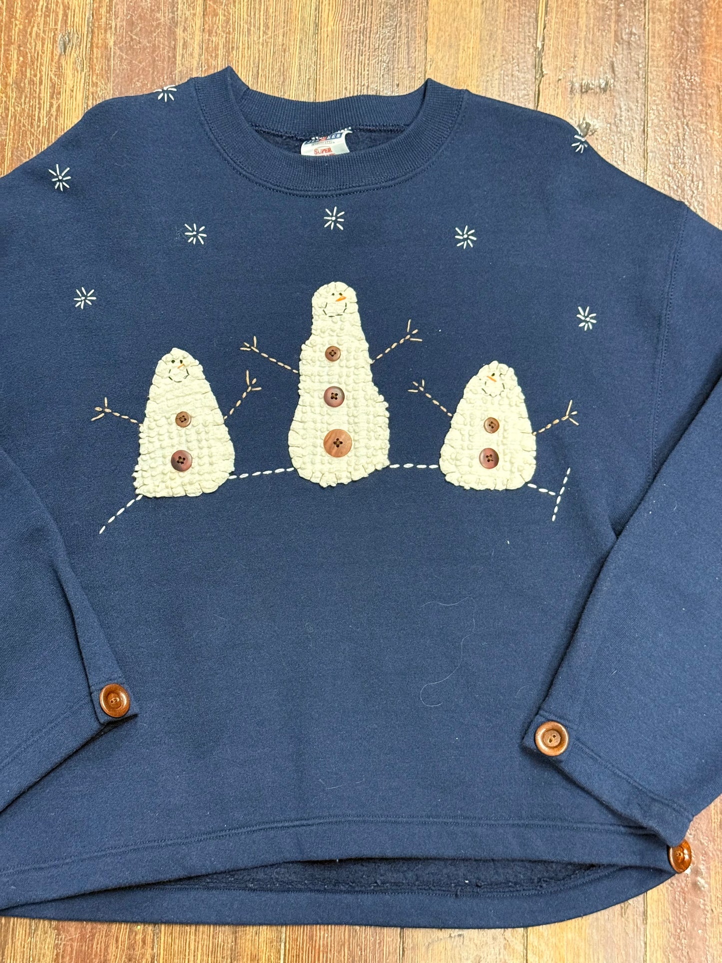 jerzees navy Tops, medium