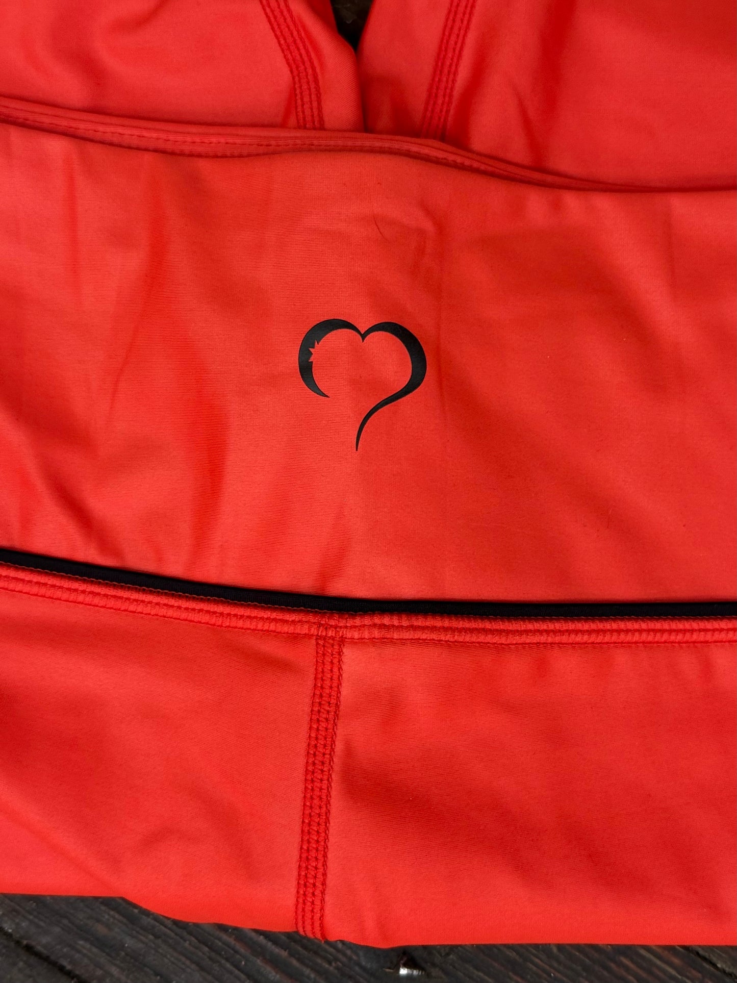 zyia red Activewear capris, 12