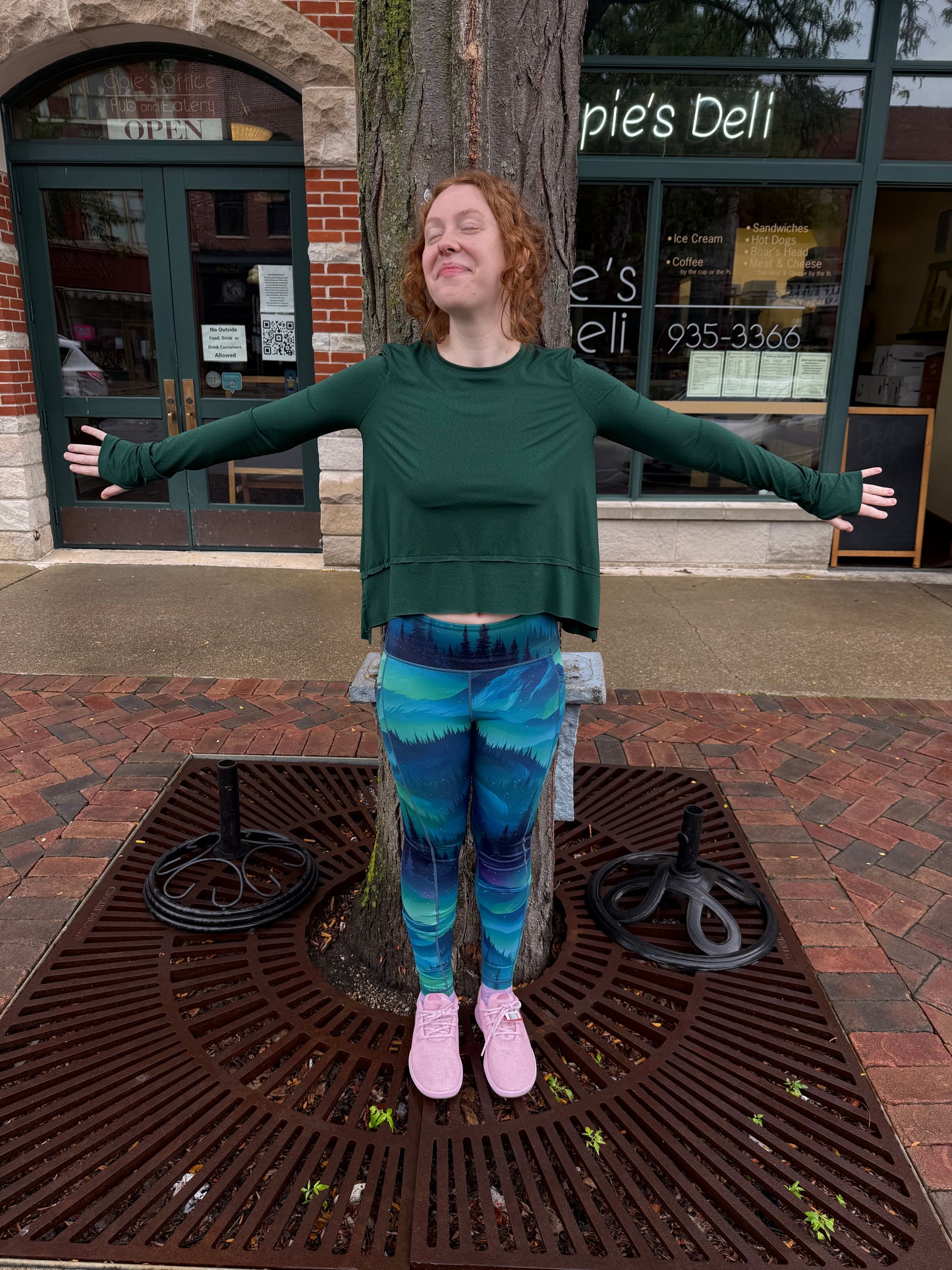 Constantly Varied Gear Green leggings, M