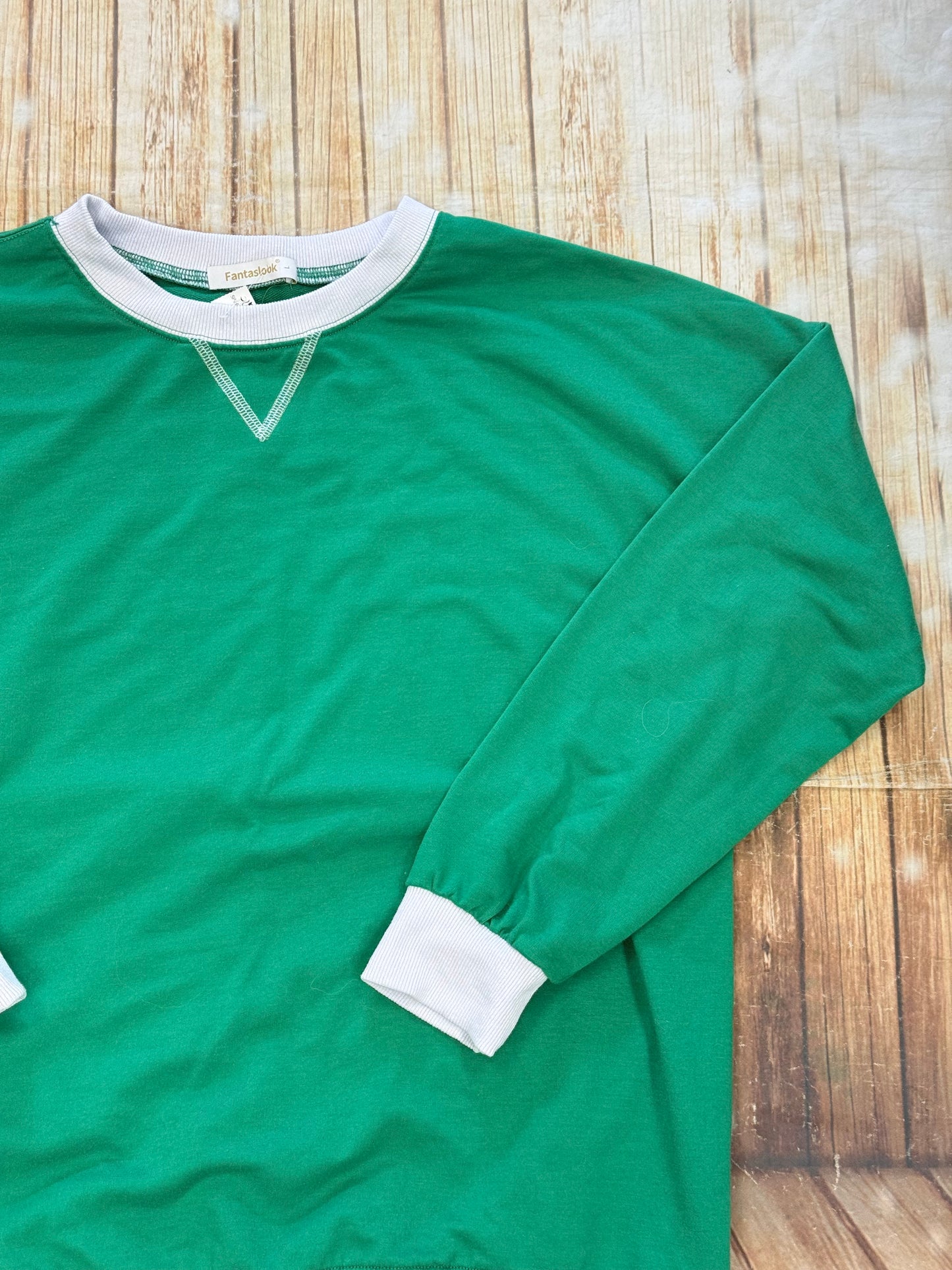 Fantaslook Green Crewnecks, L