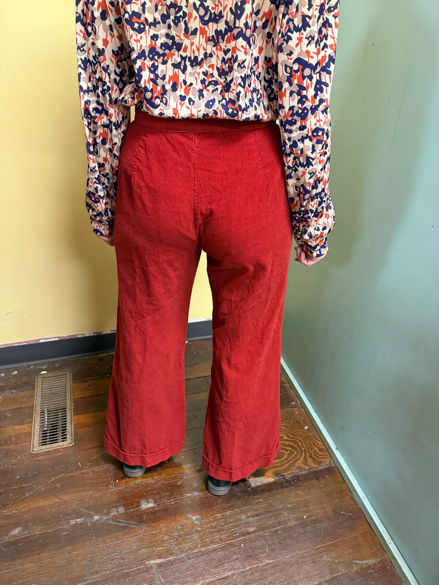 red Vintage Pants