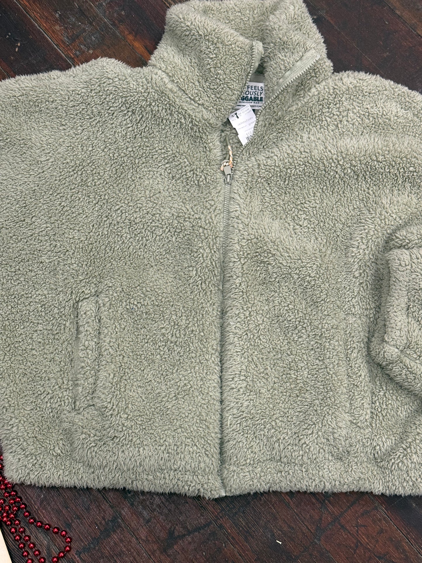 American Eagle green Jackets/Coats, medium