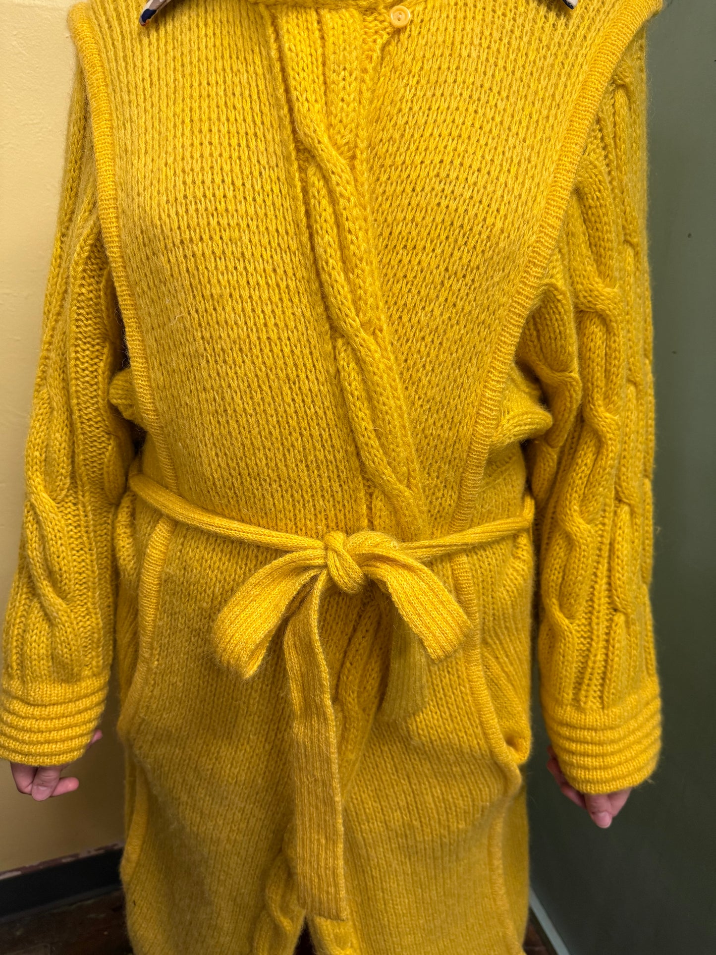 Peter G's General Stores Mustard Vintage cardigan, medium