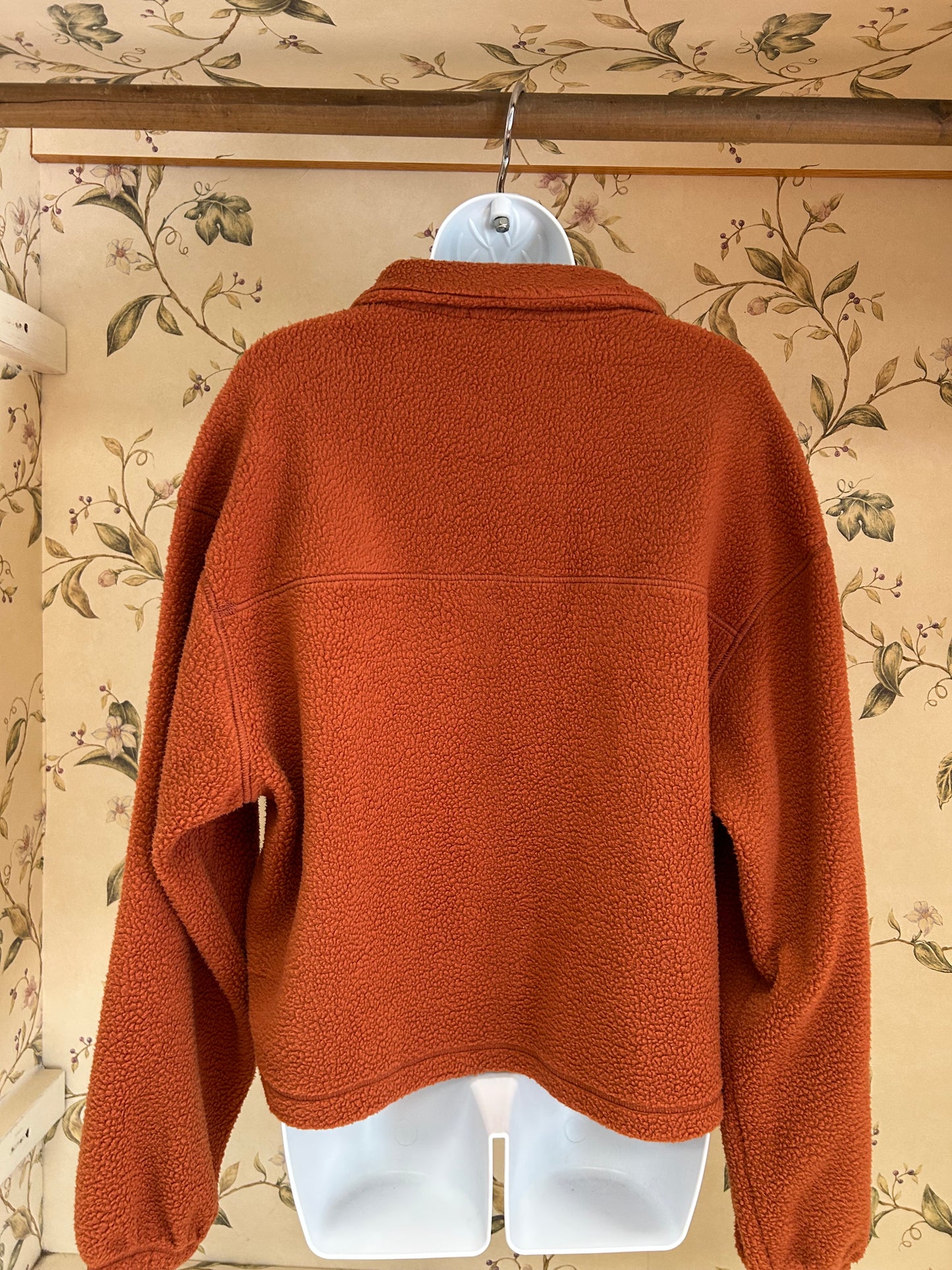 Double Zero Orange 1/4 Zips, S