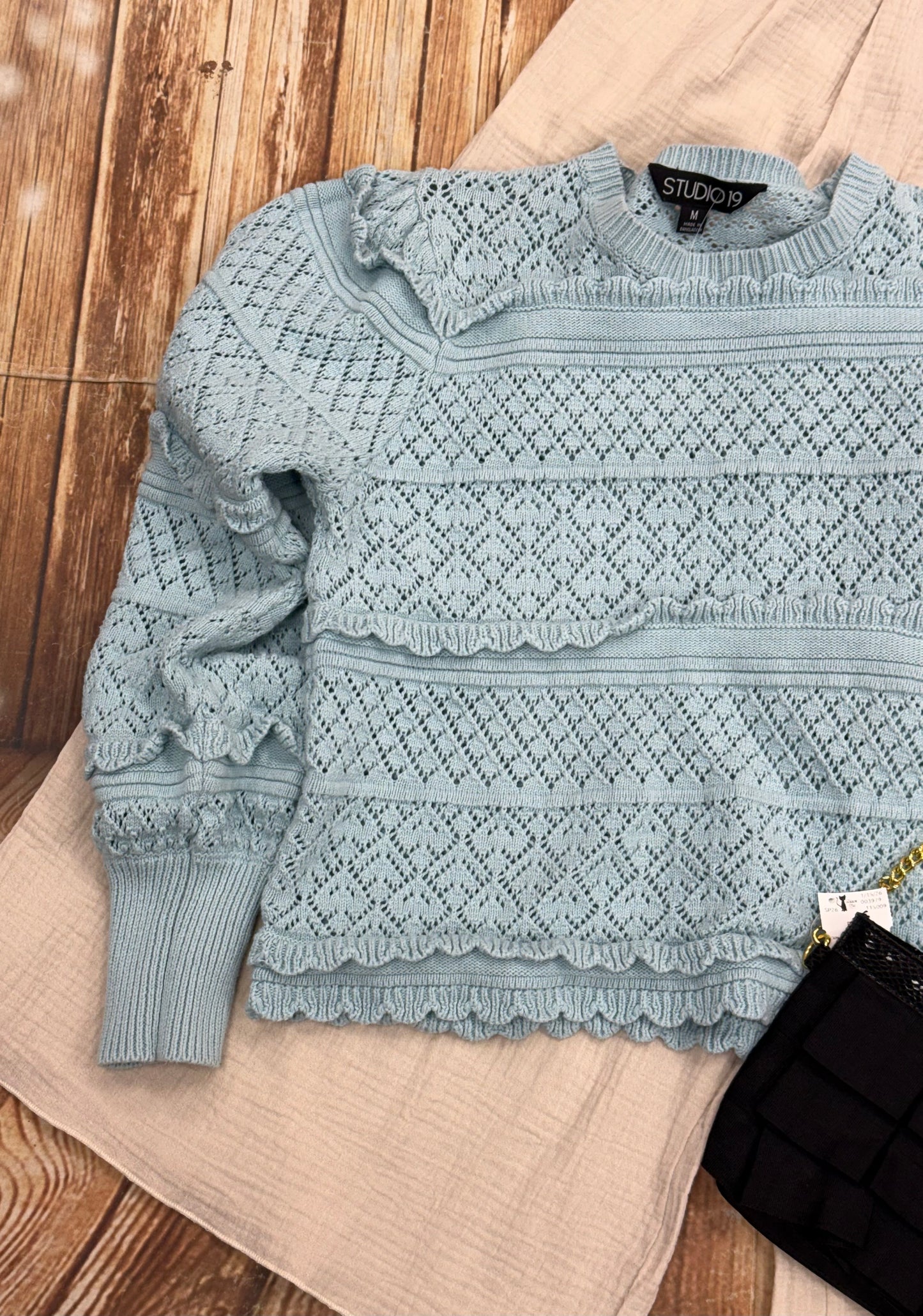 Studio 19 Blue Sweaters, M