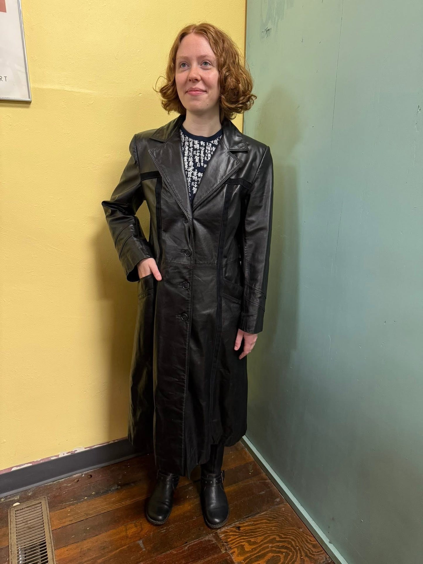 montgomery ward black Vintage jacket, small/medium