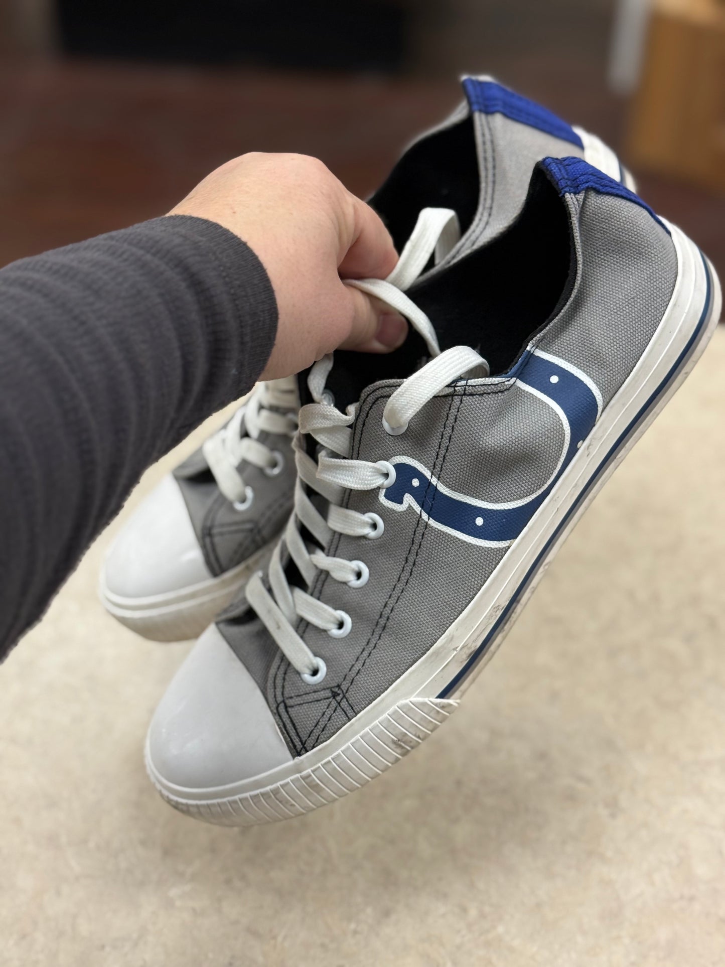 foco gray/blue Shoes, womens 10/11 (mens 9)