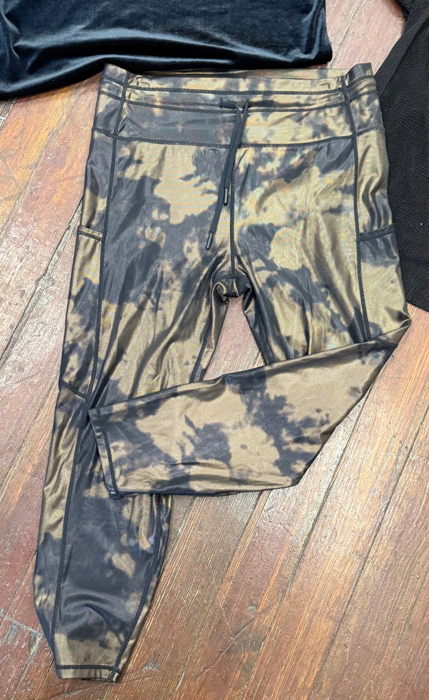 Zyia Brown / Black Leggings, 16/18
