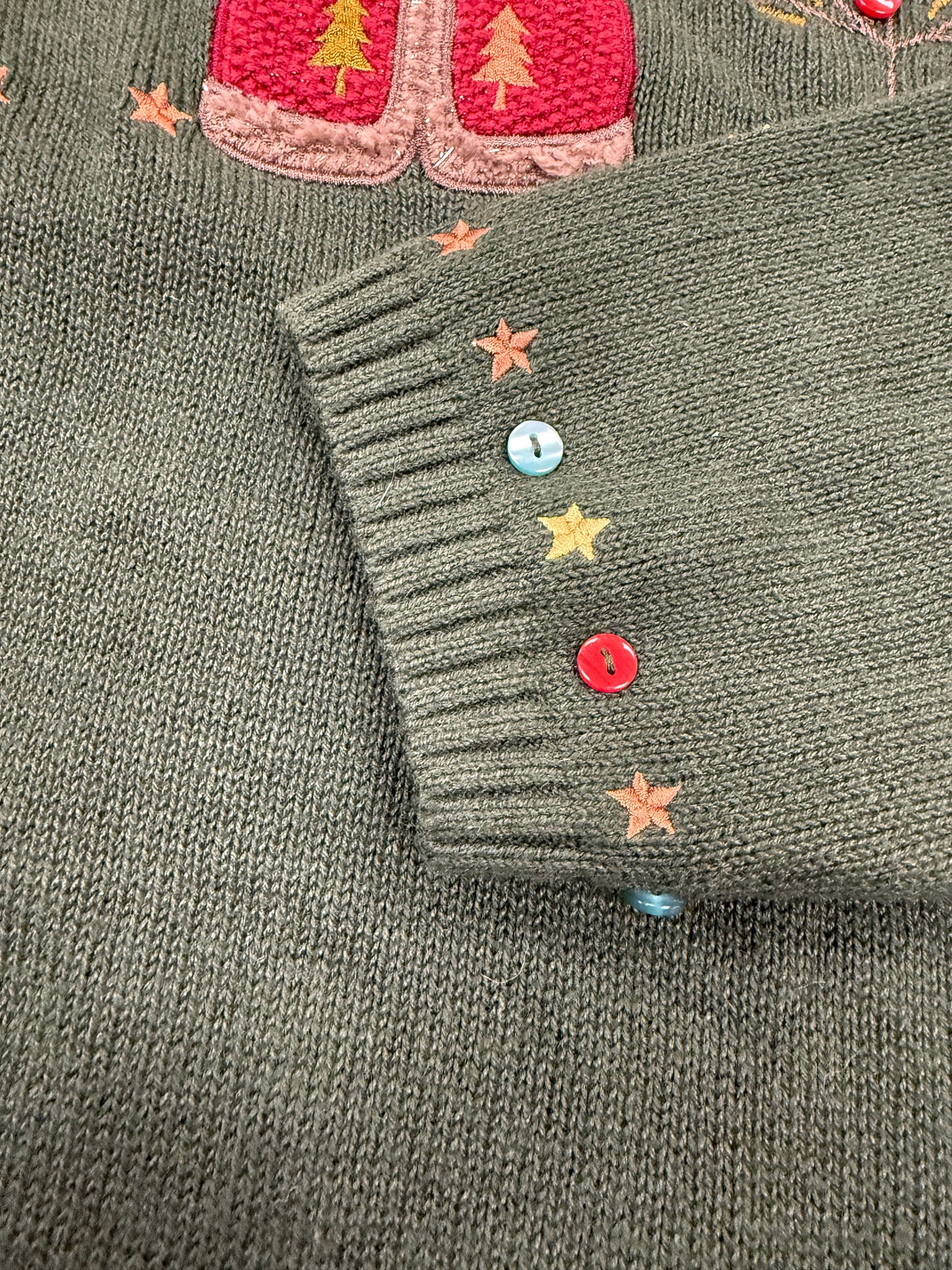 CJ Banks Green Sweaters, 1x