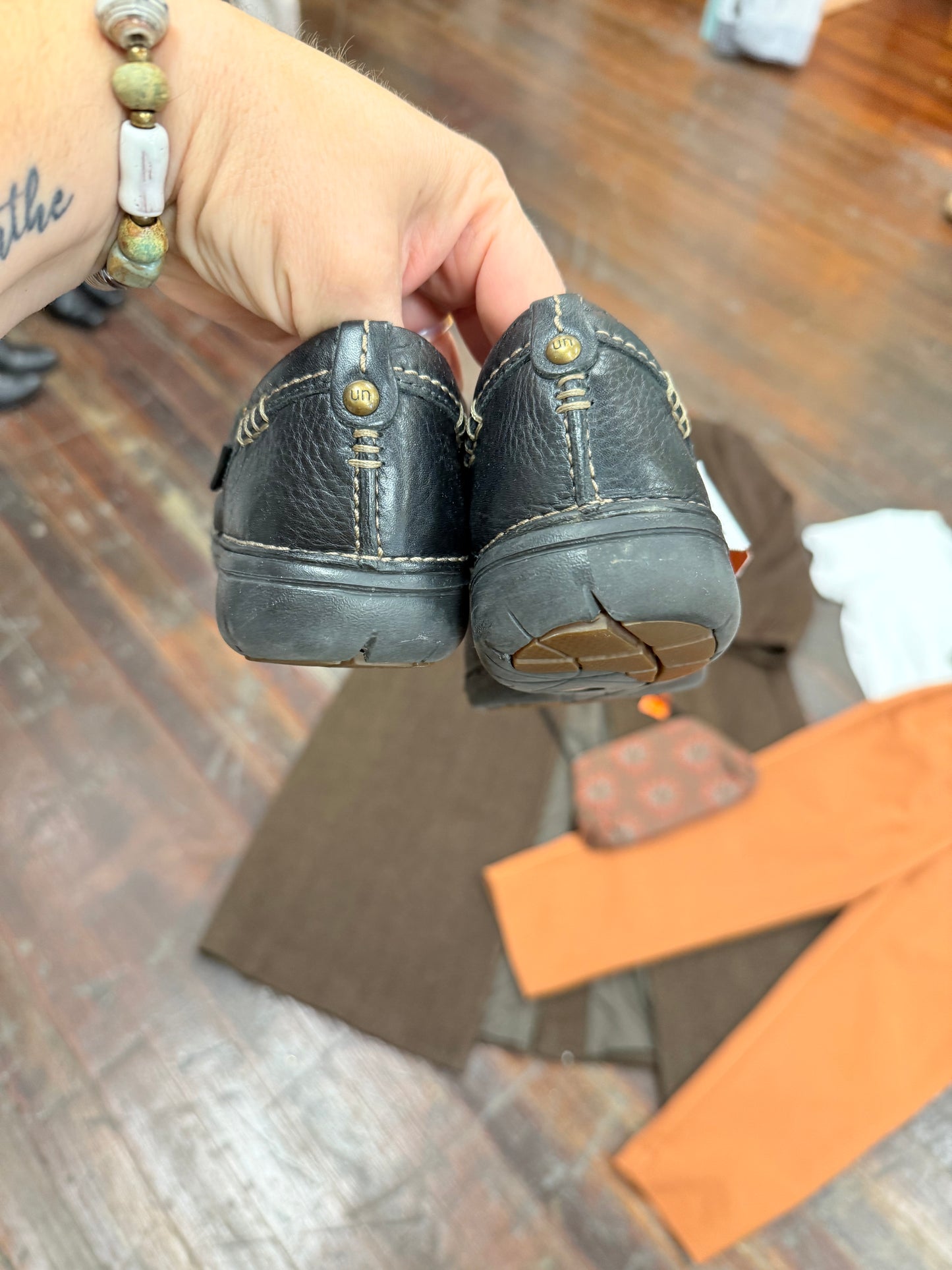Clarks Black Shoes, 7