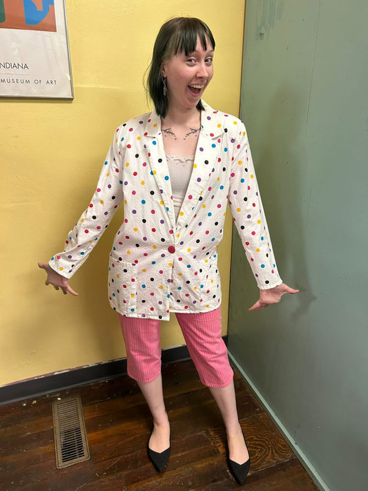 Michele Leslie polka dot Vintage, xl