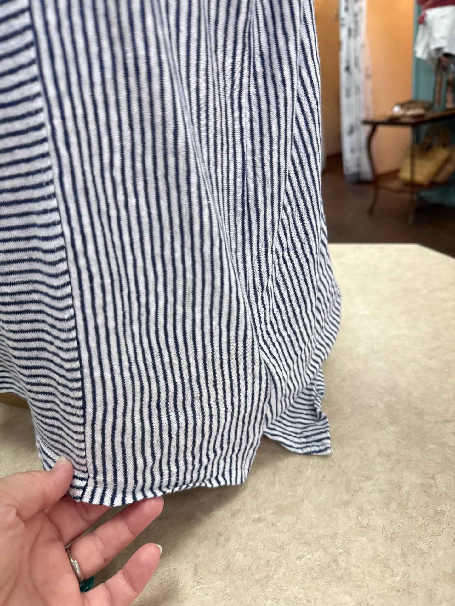 C&C California Navy striped Tops, M
