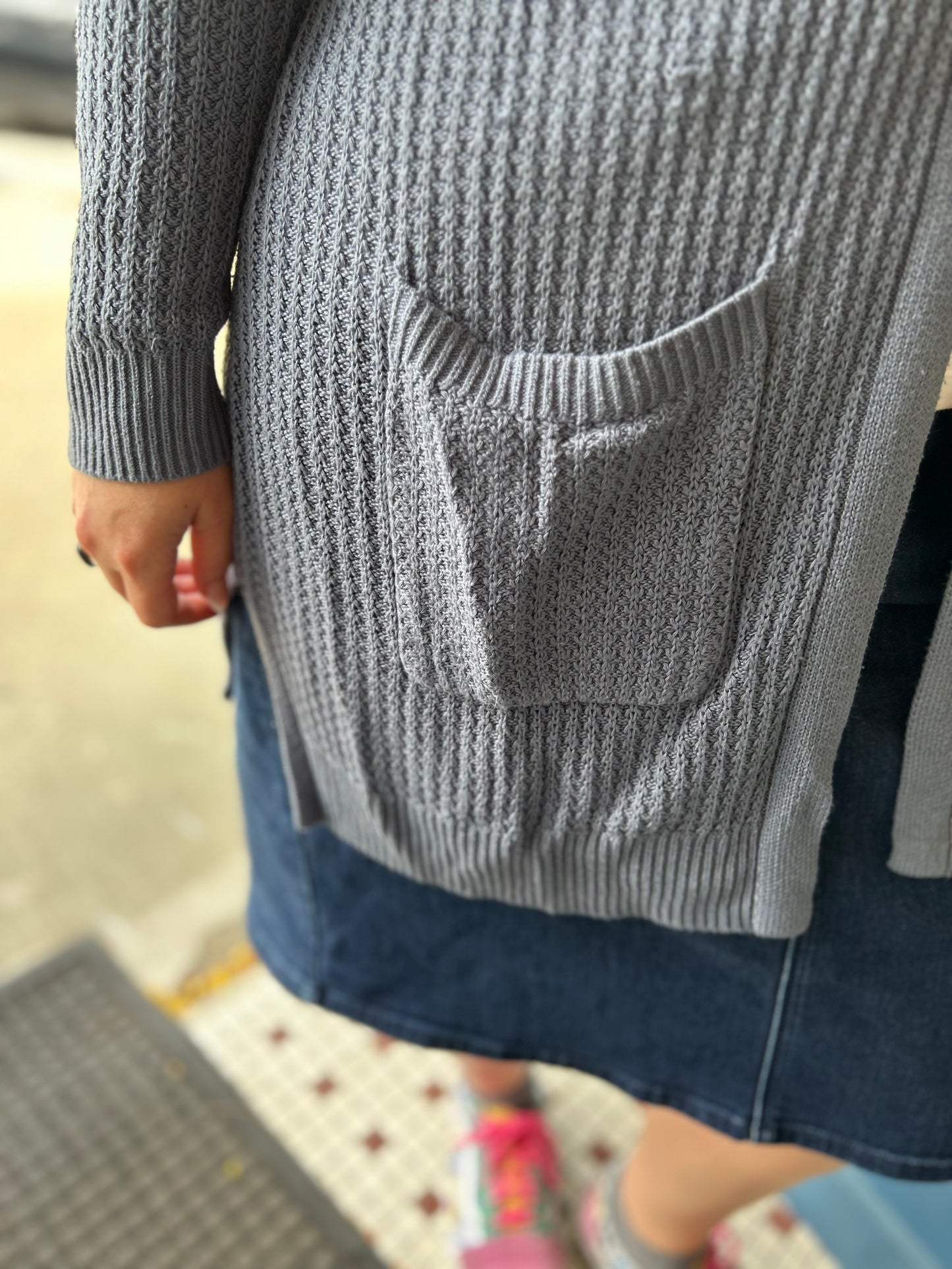Market & Spruce Blue Cardigans, L