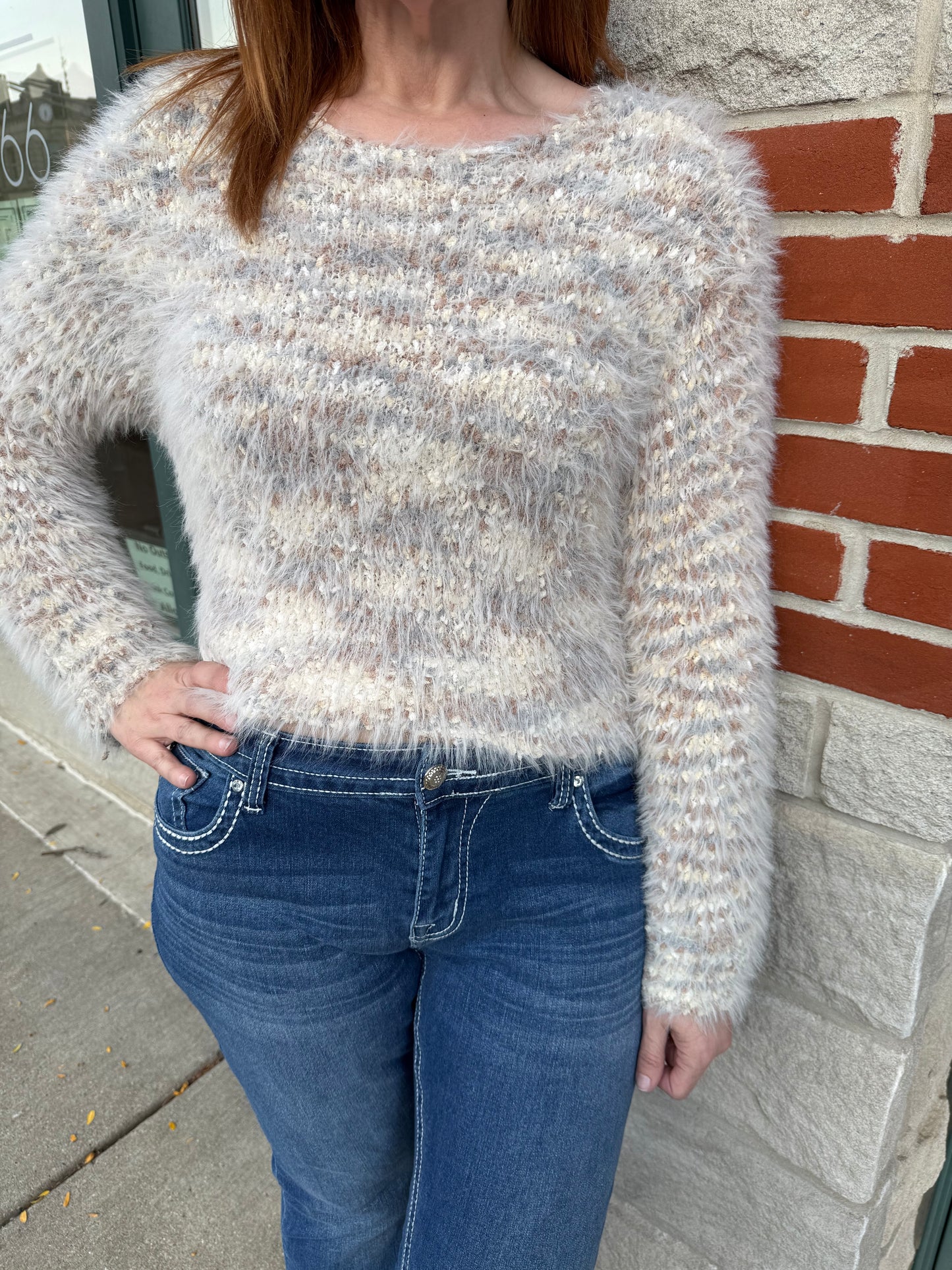 Hyfve Tan Multi Sweaters, M