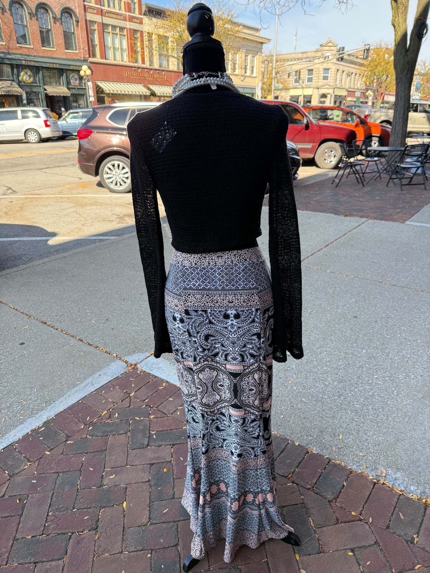 Cato Pink/Black Skirts, XS