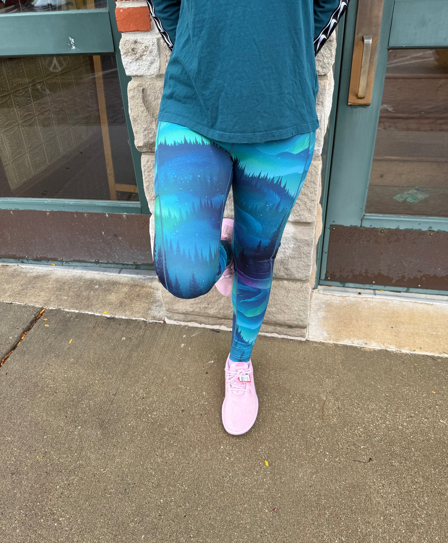 Constantly Varied Gear Green leggings, M