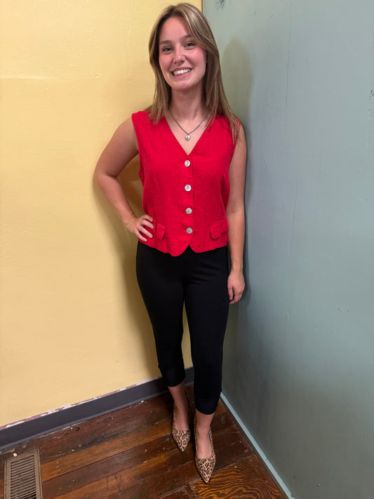 Carol Anderson Red Tops, L