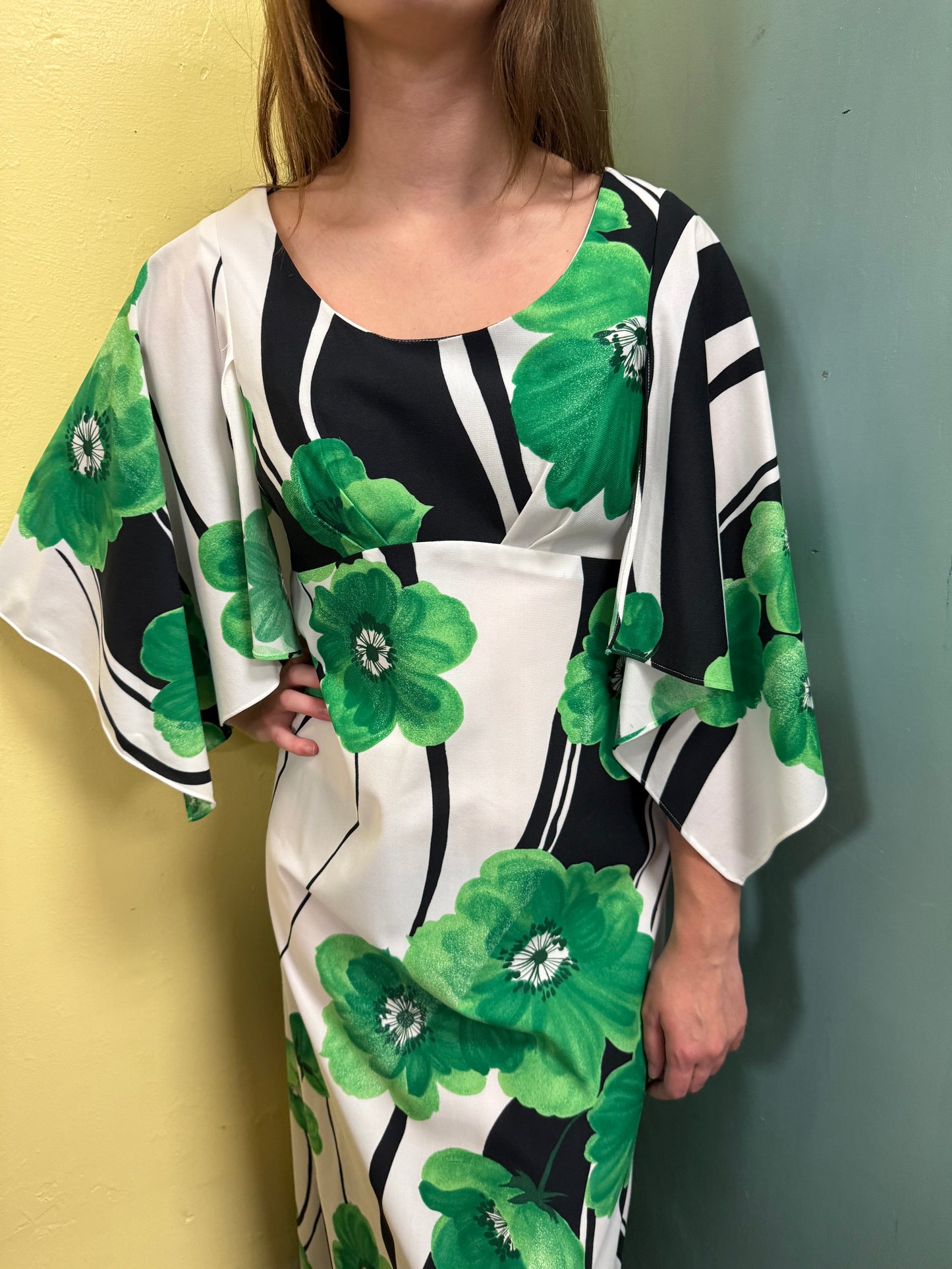 malihini hawaii green/white Vintage, small
