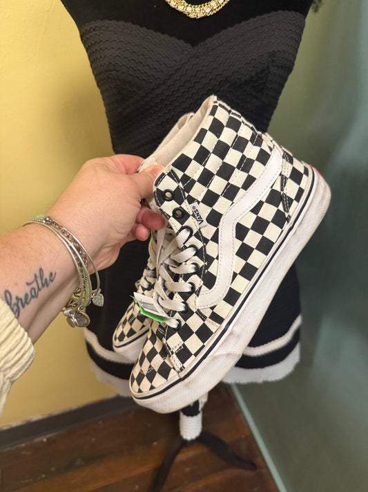 Vans black and white Shoes, 7.5