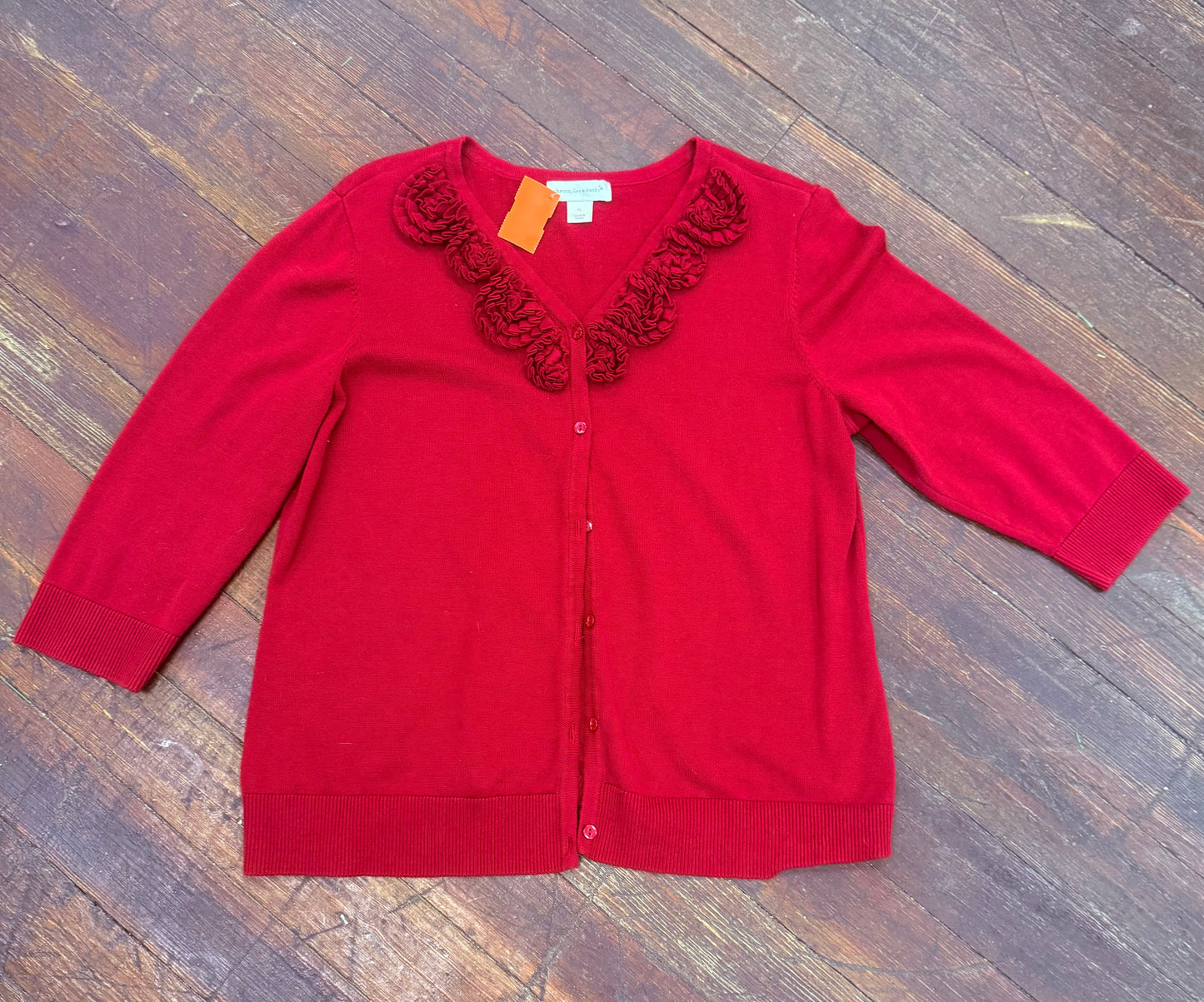 Christopher & Banks Red Cardigans, XL