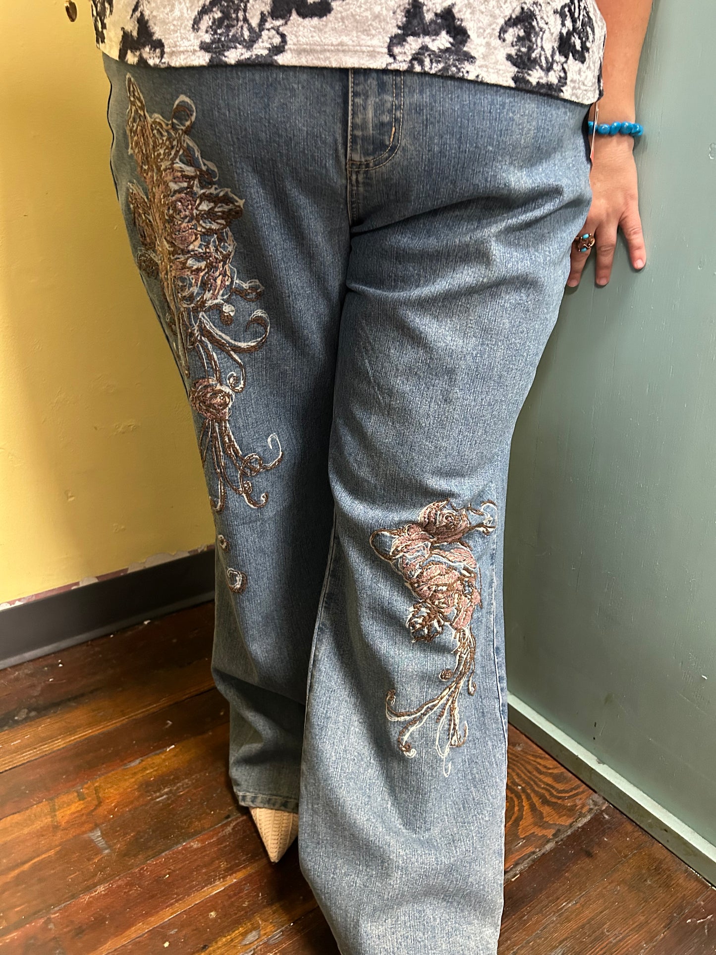 westport women denim blue Jeans, 22