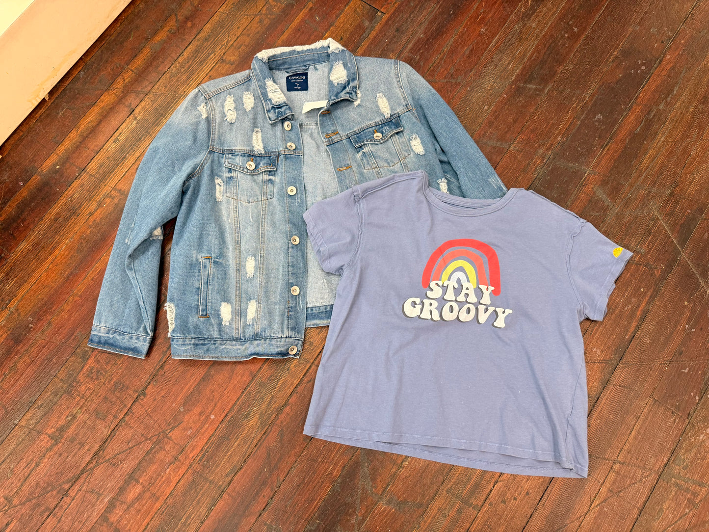 Cavalini Denim Jean Jackets, L