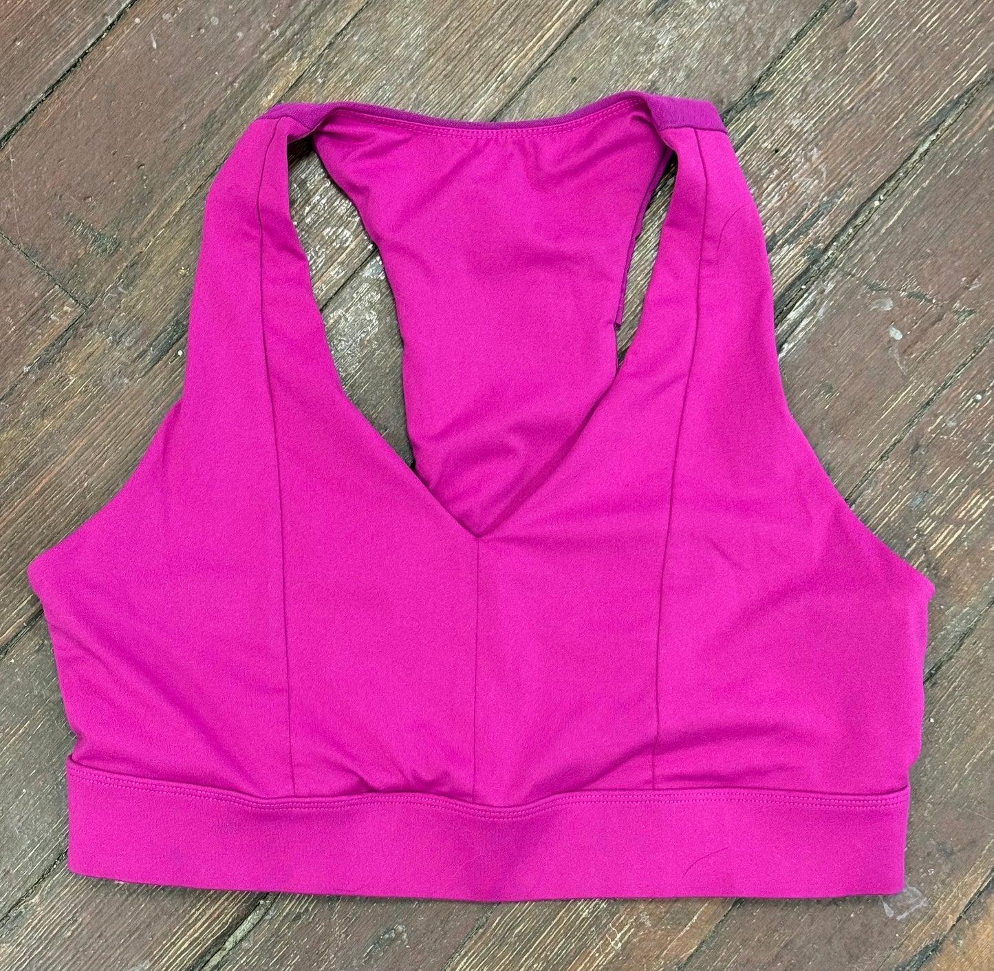 fabletics magenta sports bra, large/xl