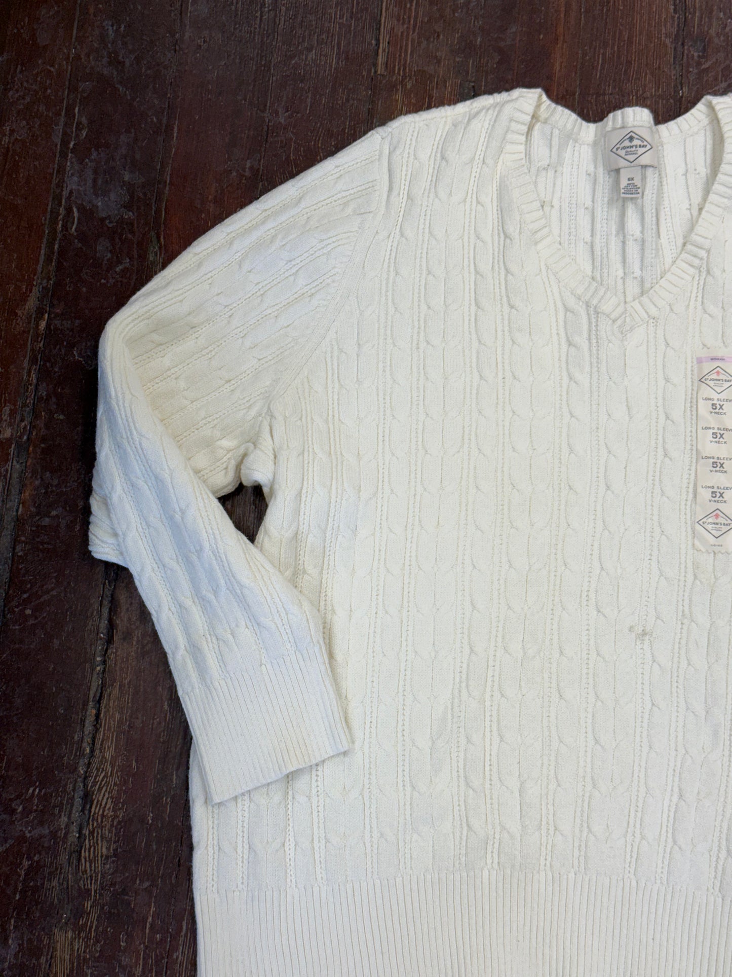 St jons Bay white Sweaters, 5xl