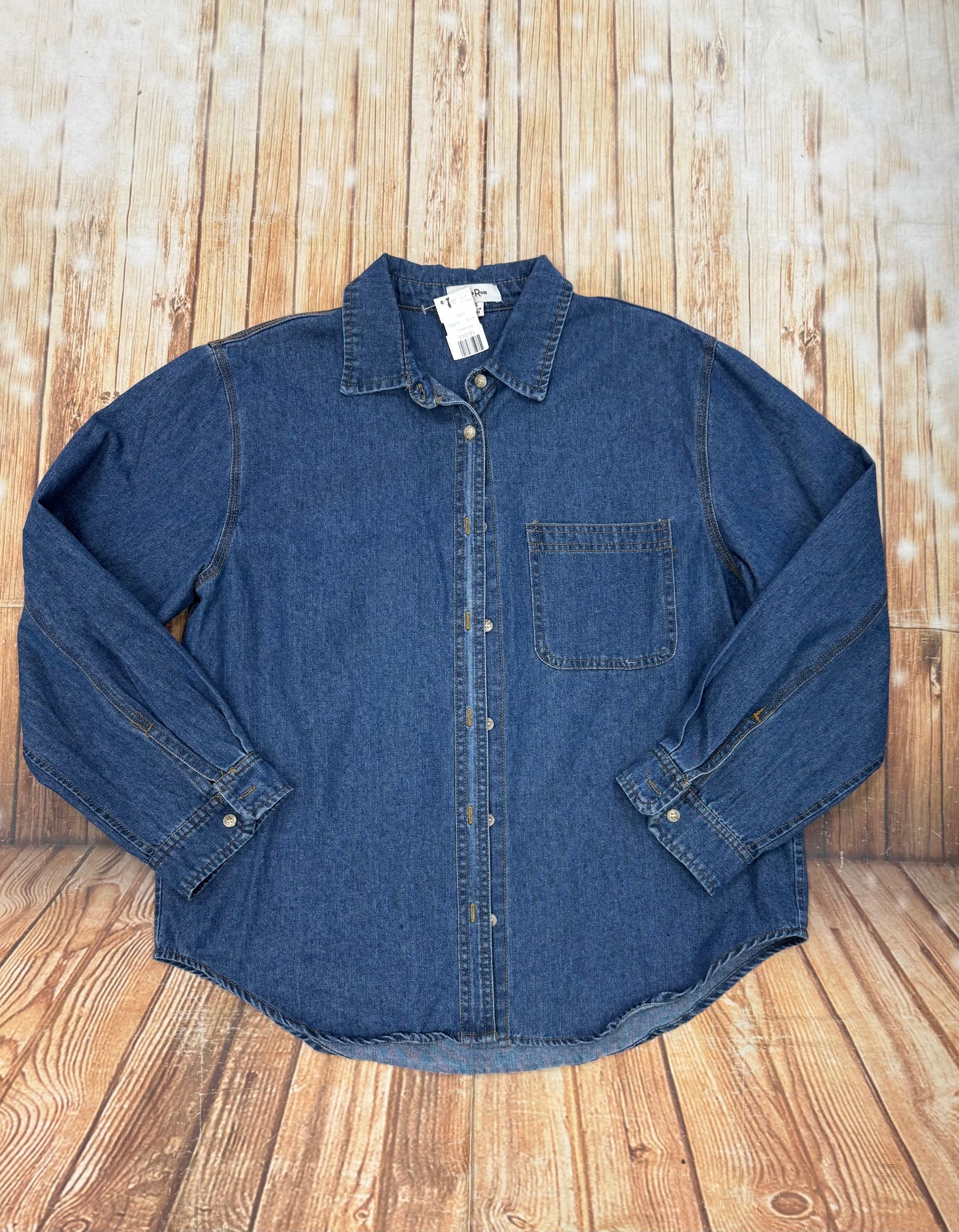 faded rose blue Tops, m