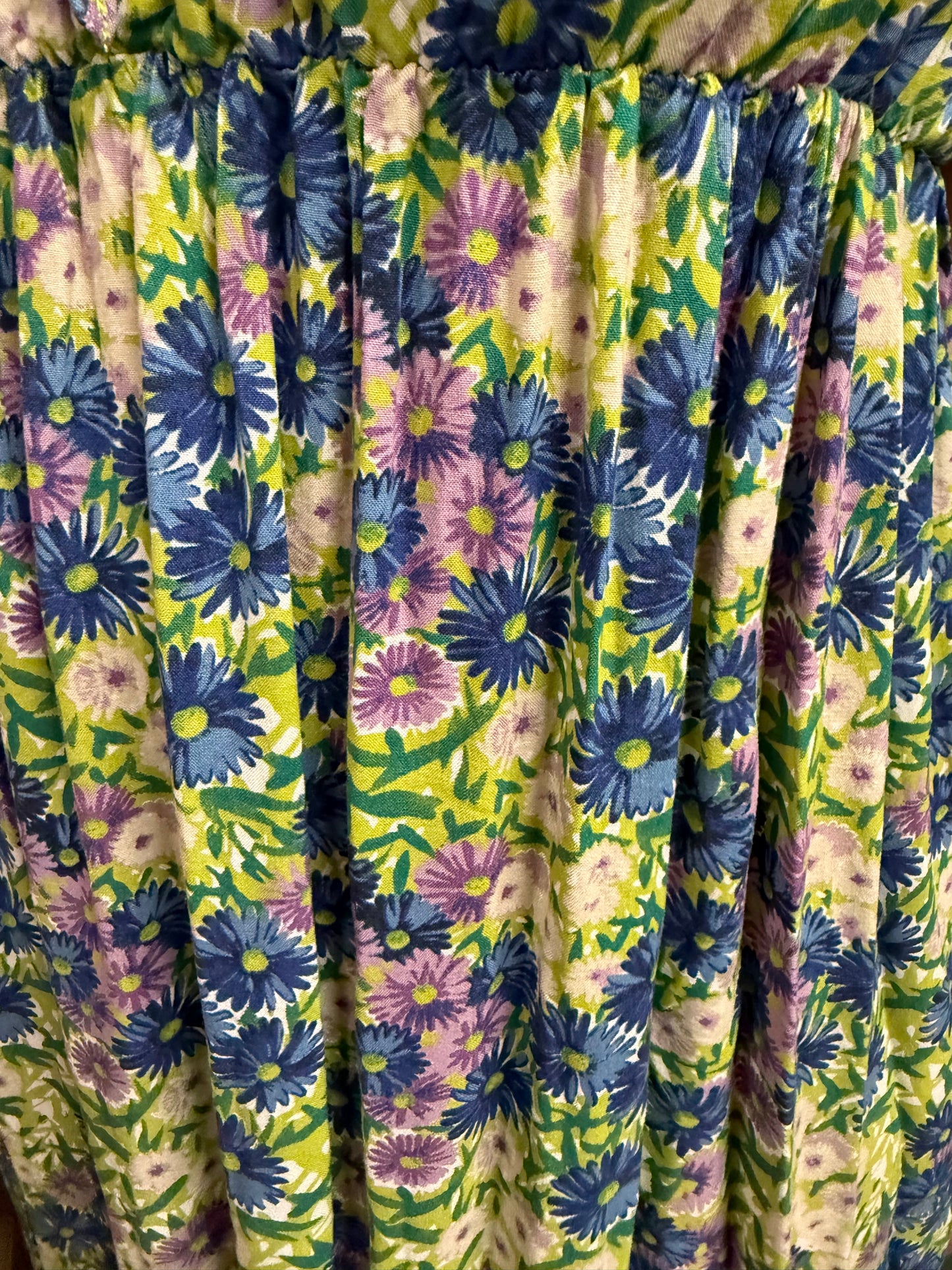 Natural Life Green Floral Dresses, M