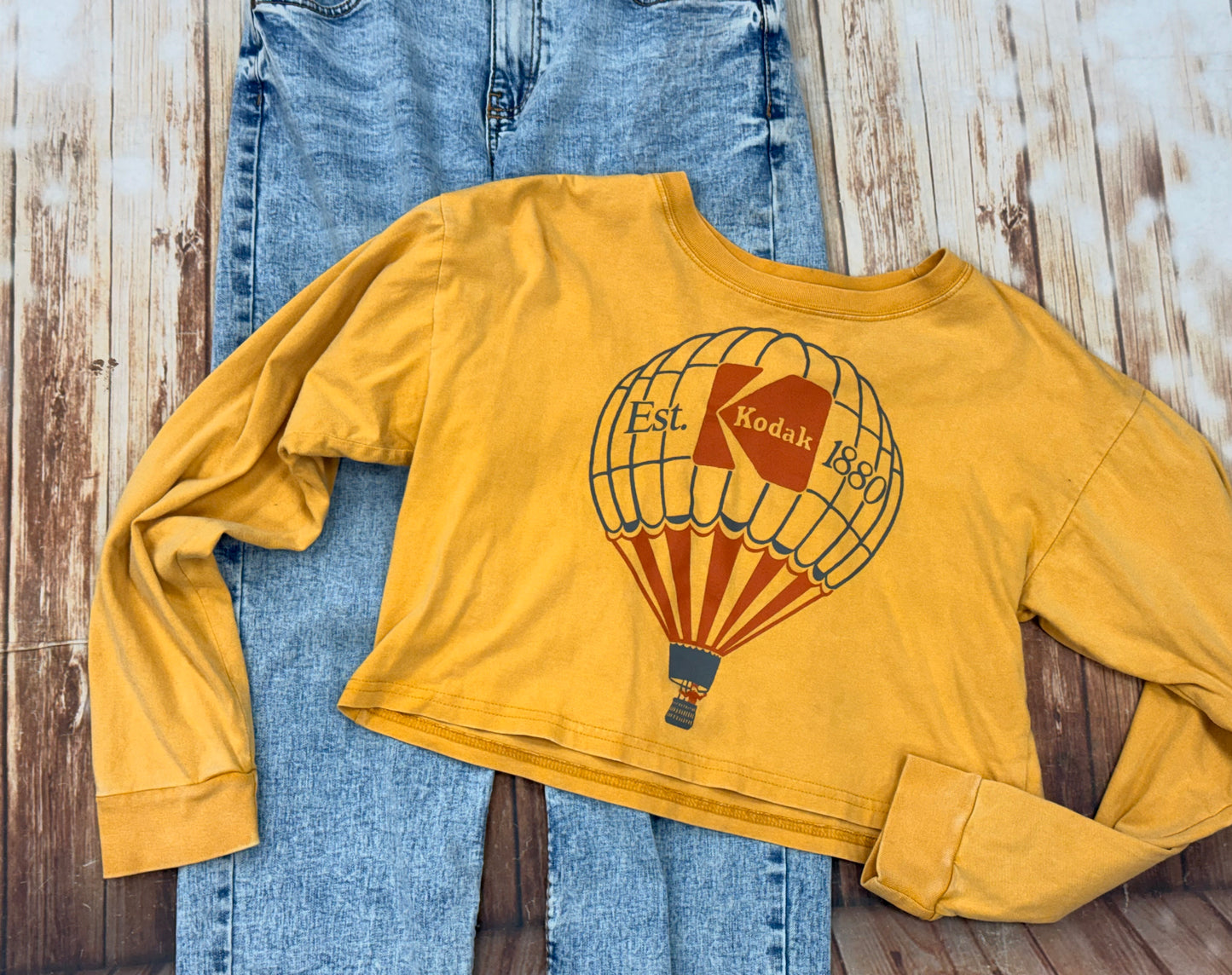 kodak yellow Tops, small/medium