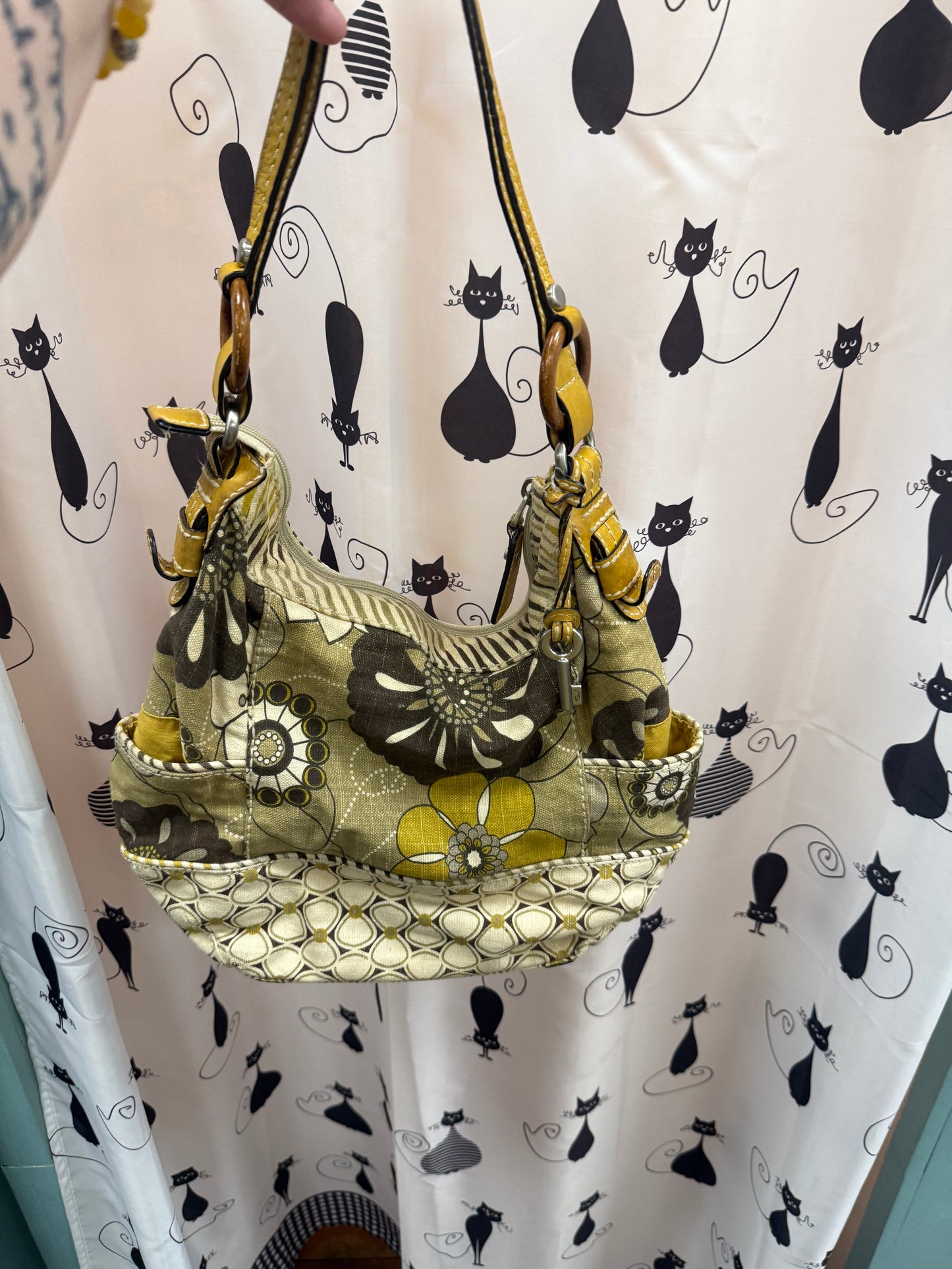 Fossil Yellow Purses, Handbag