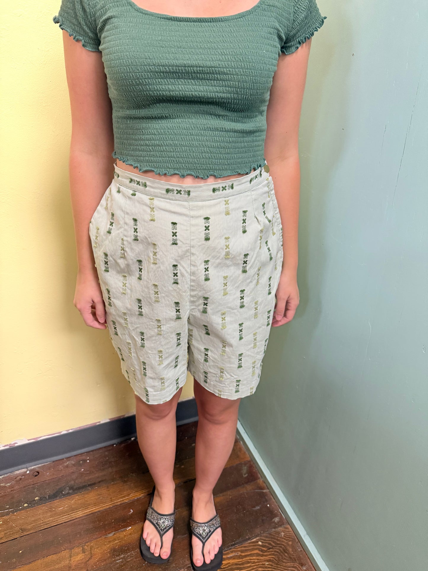 Green Vintage Shorts