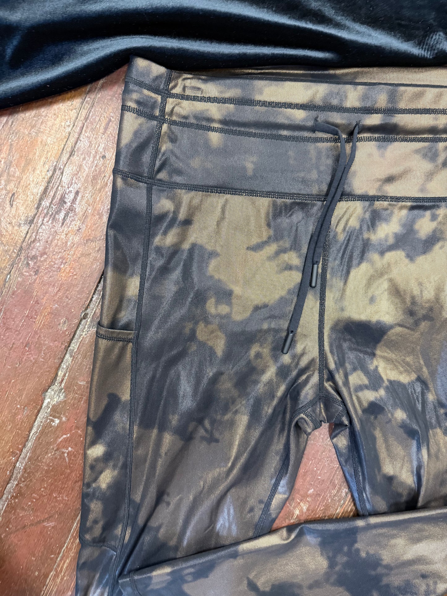 Zyia Brown / Black Leggings, 16/18