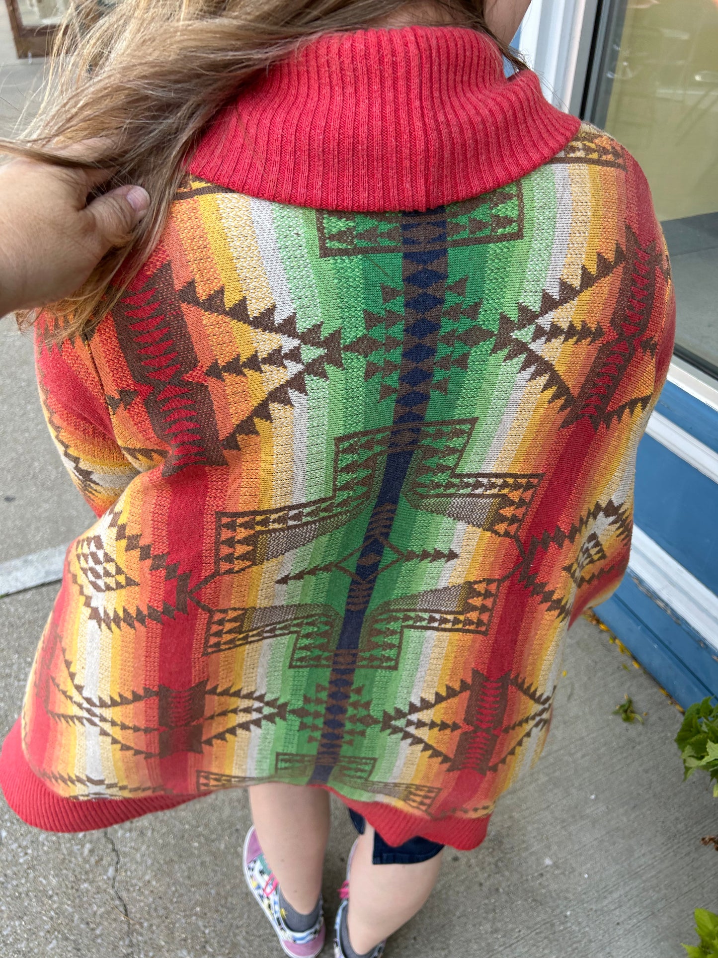 Polo Ralph Lauren Orange Multi Cardigans, XS