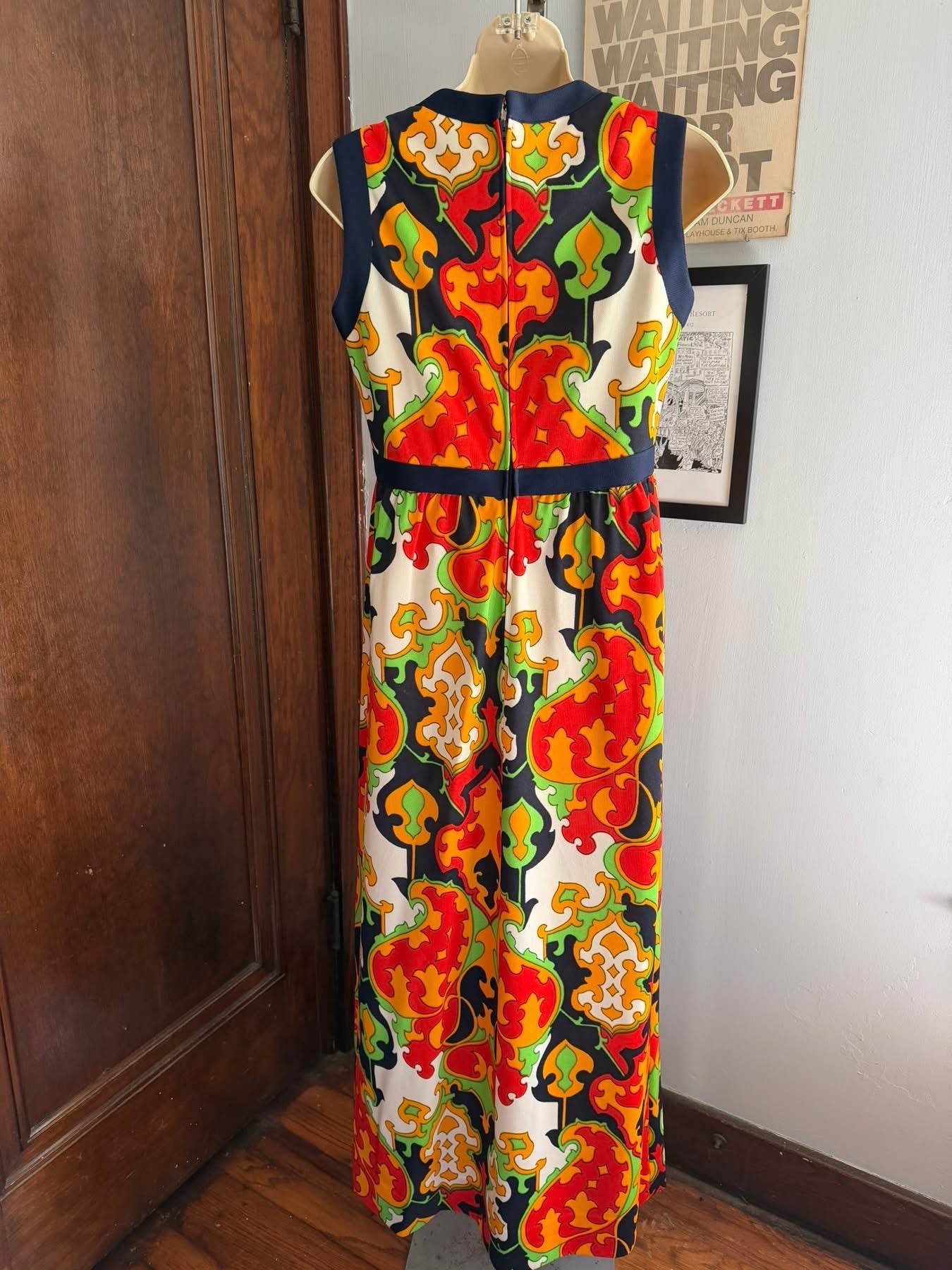 Leslie Faye multi Vintage dress, small/medium