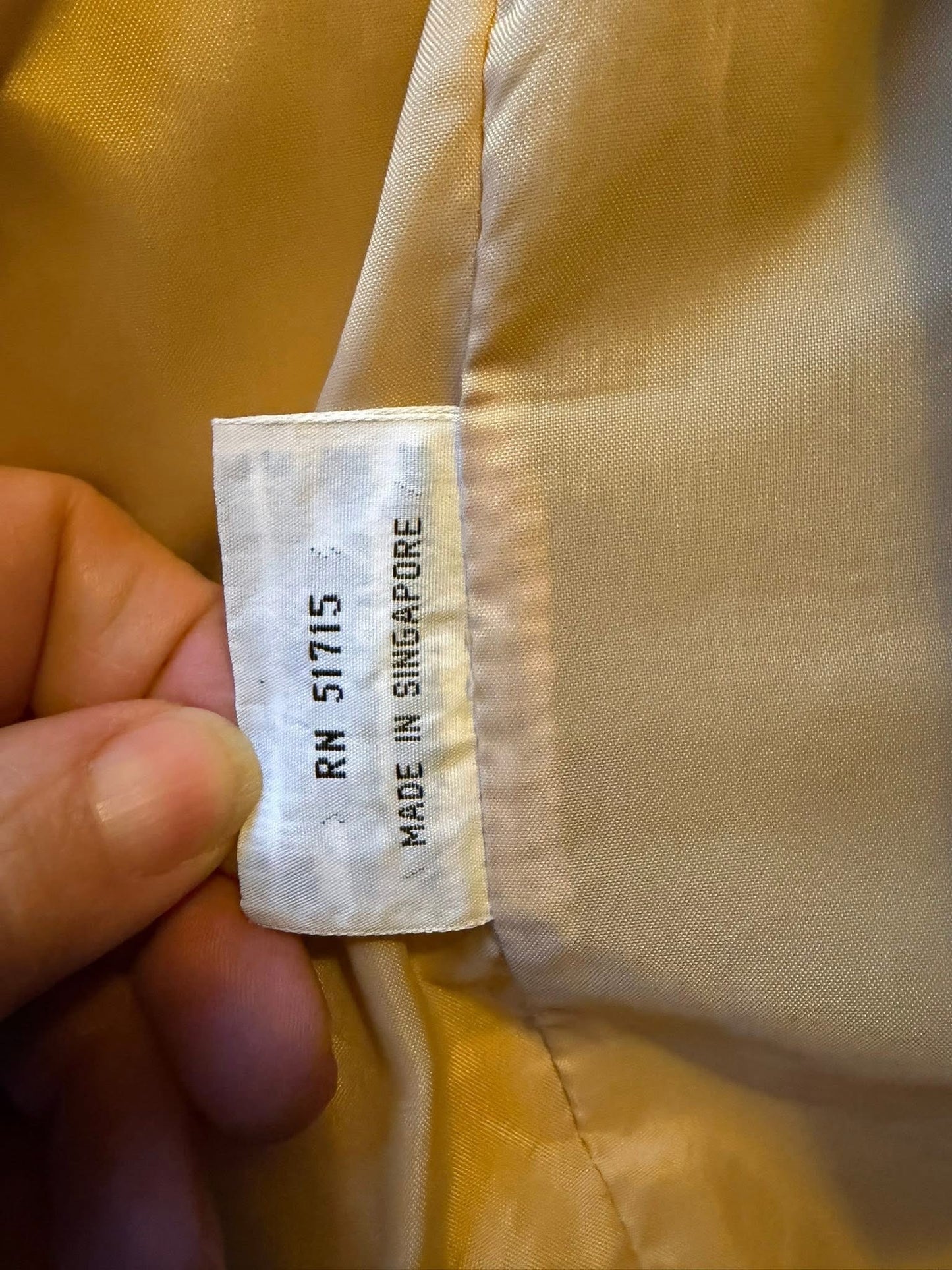 castle square tan Vintage blazer, medium
