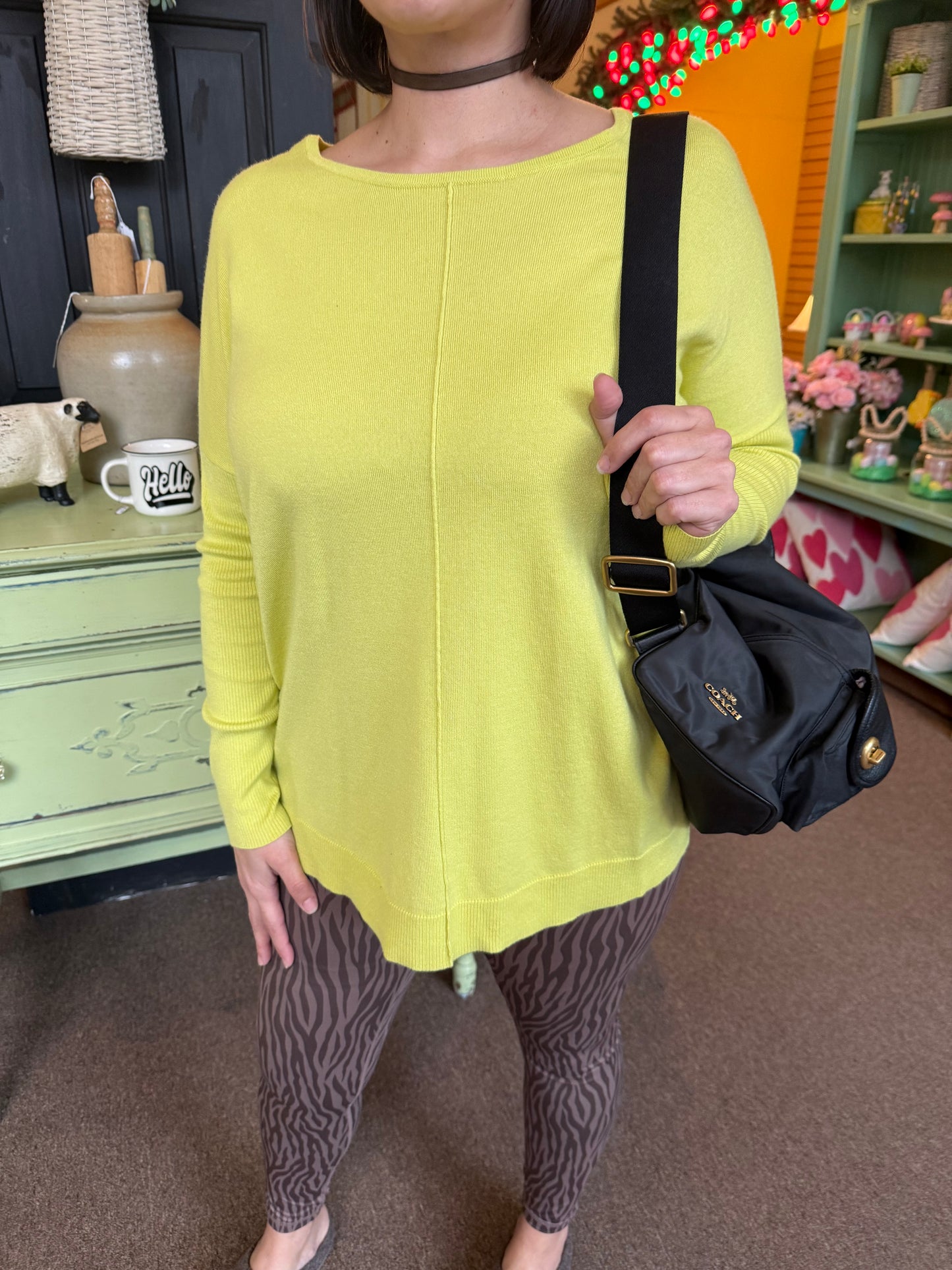 Chico’s Green Tops, 1