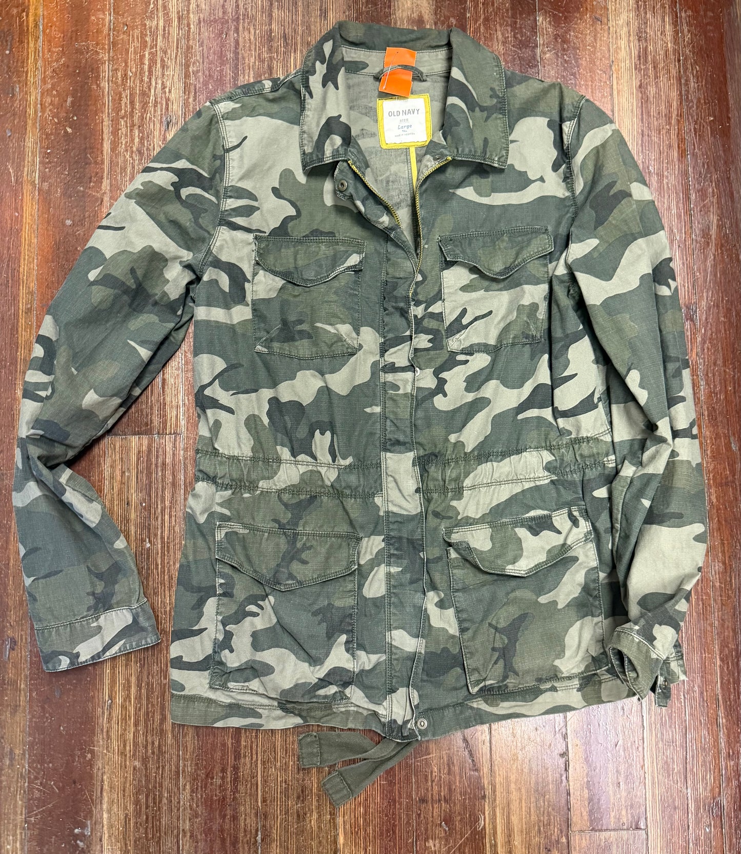 old navy camo Jackets/Coats, large