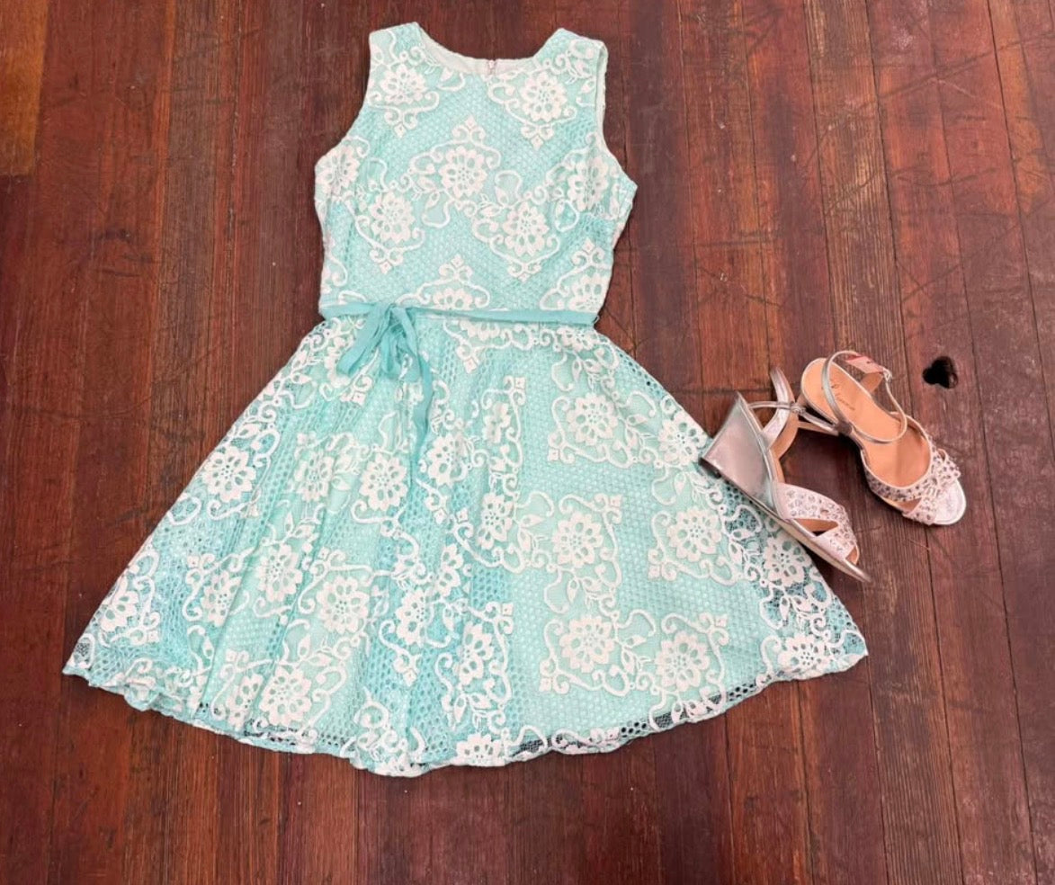 Danny and Nicole Blue Dresses, 6