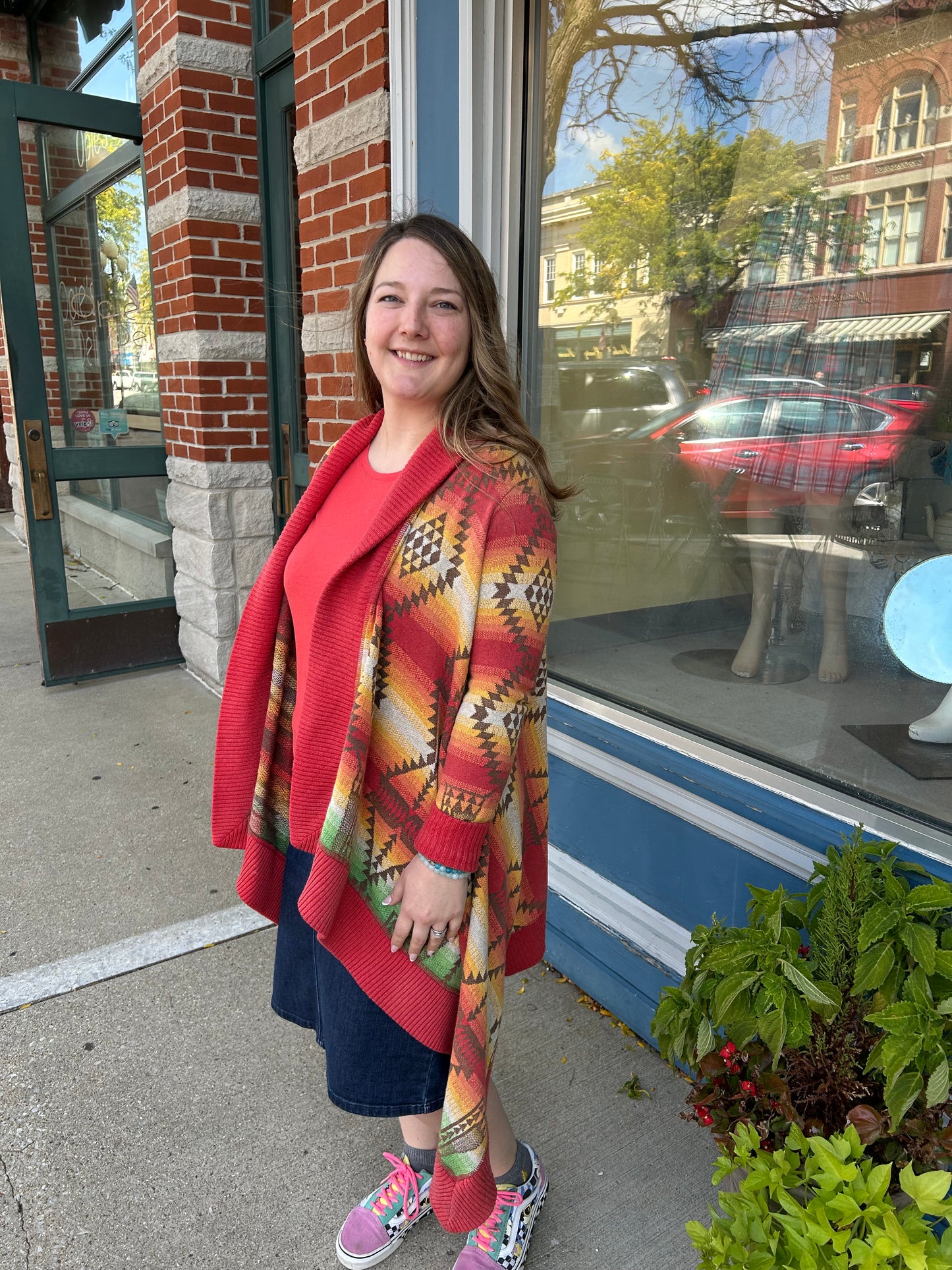 Polo Ralph Lauren Orange Multi Cardigans, XS